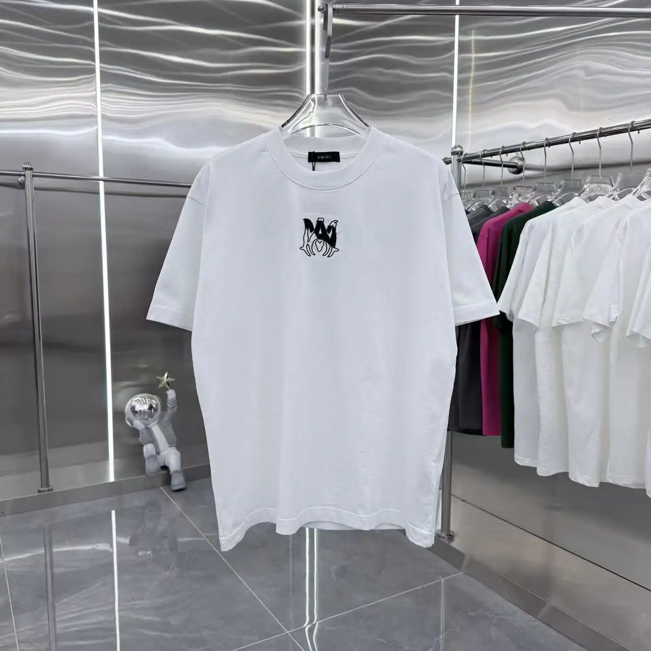 Embroidered Logo Cotton T-Shirt D17013907