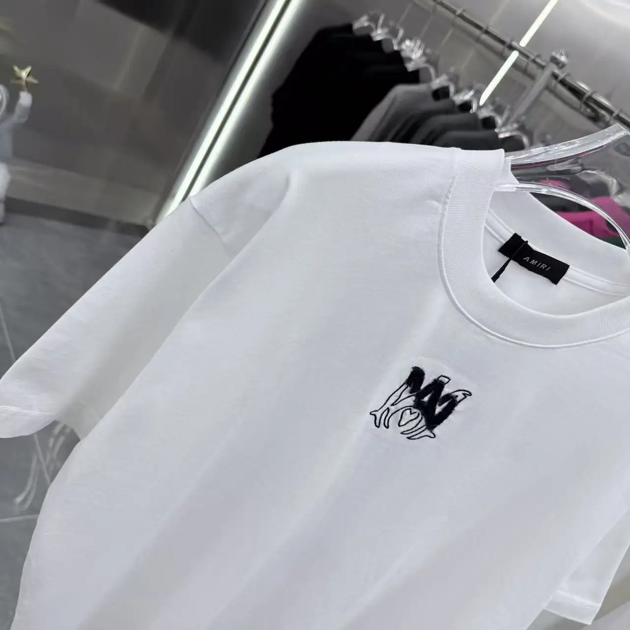 Embroidered Logo Cotton T-Shirt D17013907 — view 4