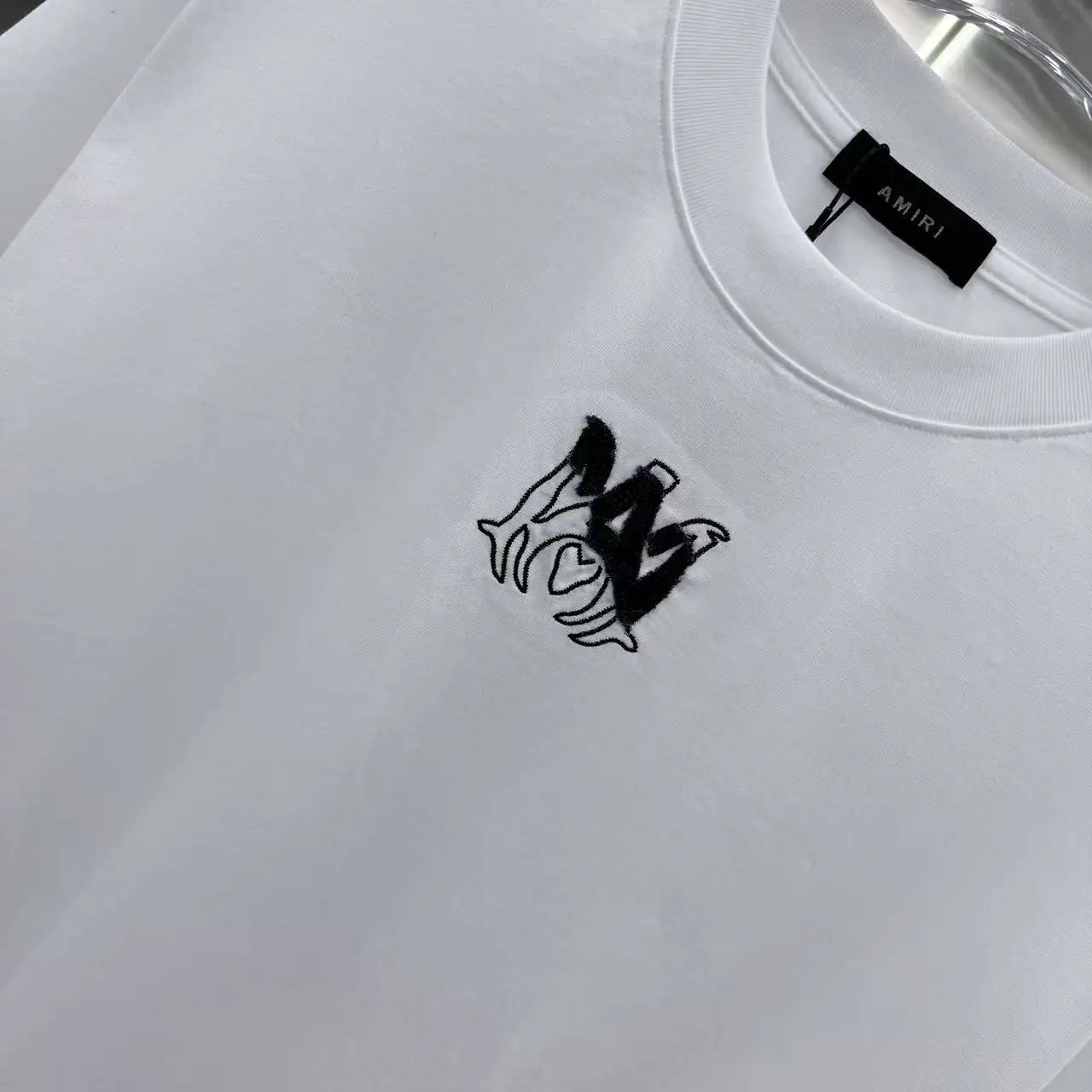 Embroidered Logo Cotton T-Shirt D17013907 — view 5