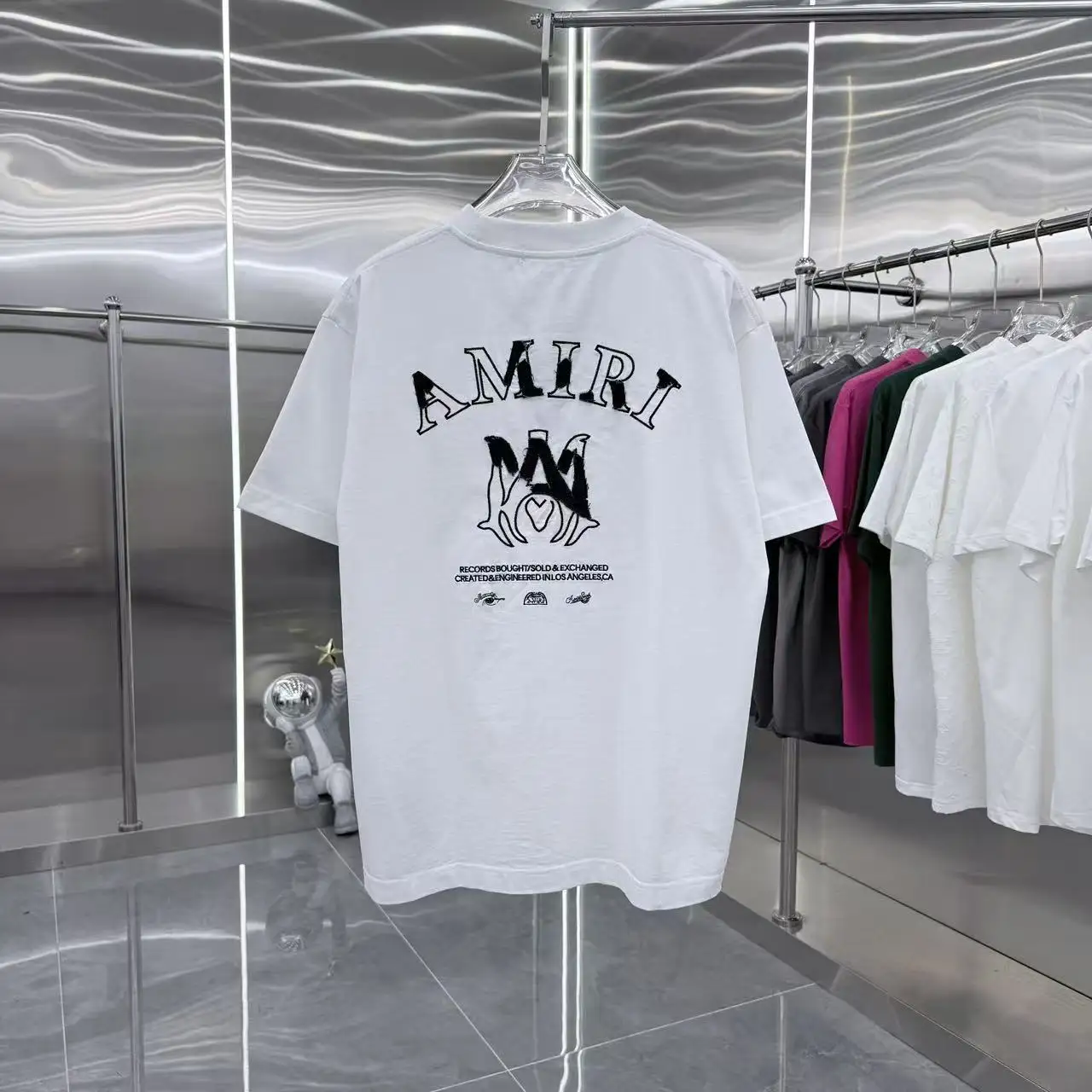 Embroidered Logo Cotton T-Shirt D17013907 — view 7