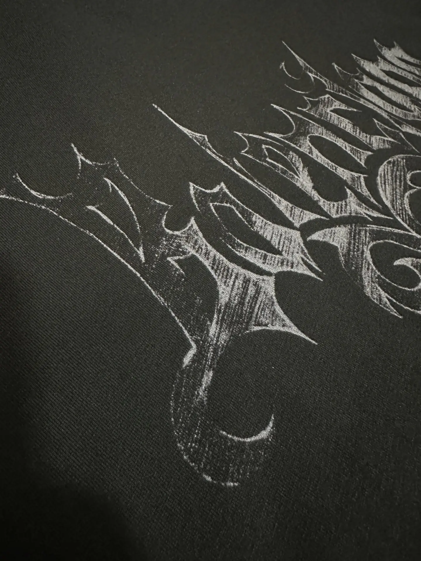 Gothic Logo Oversized Cotton T-Shirt D17011554 — view 6