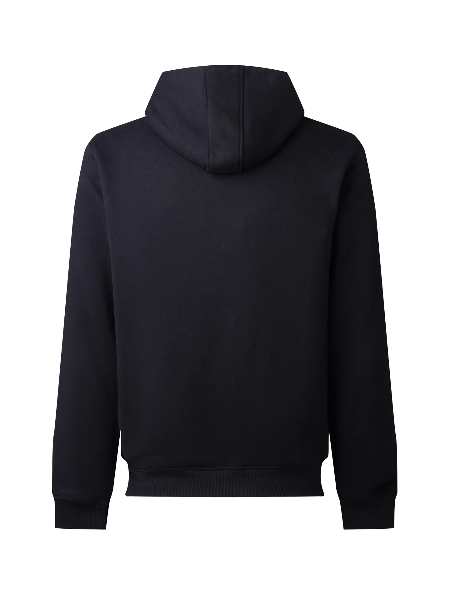 Check-Lined Embroidered Zip-Up Hoodie D17016039 — view 2