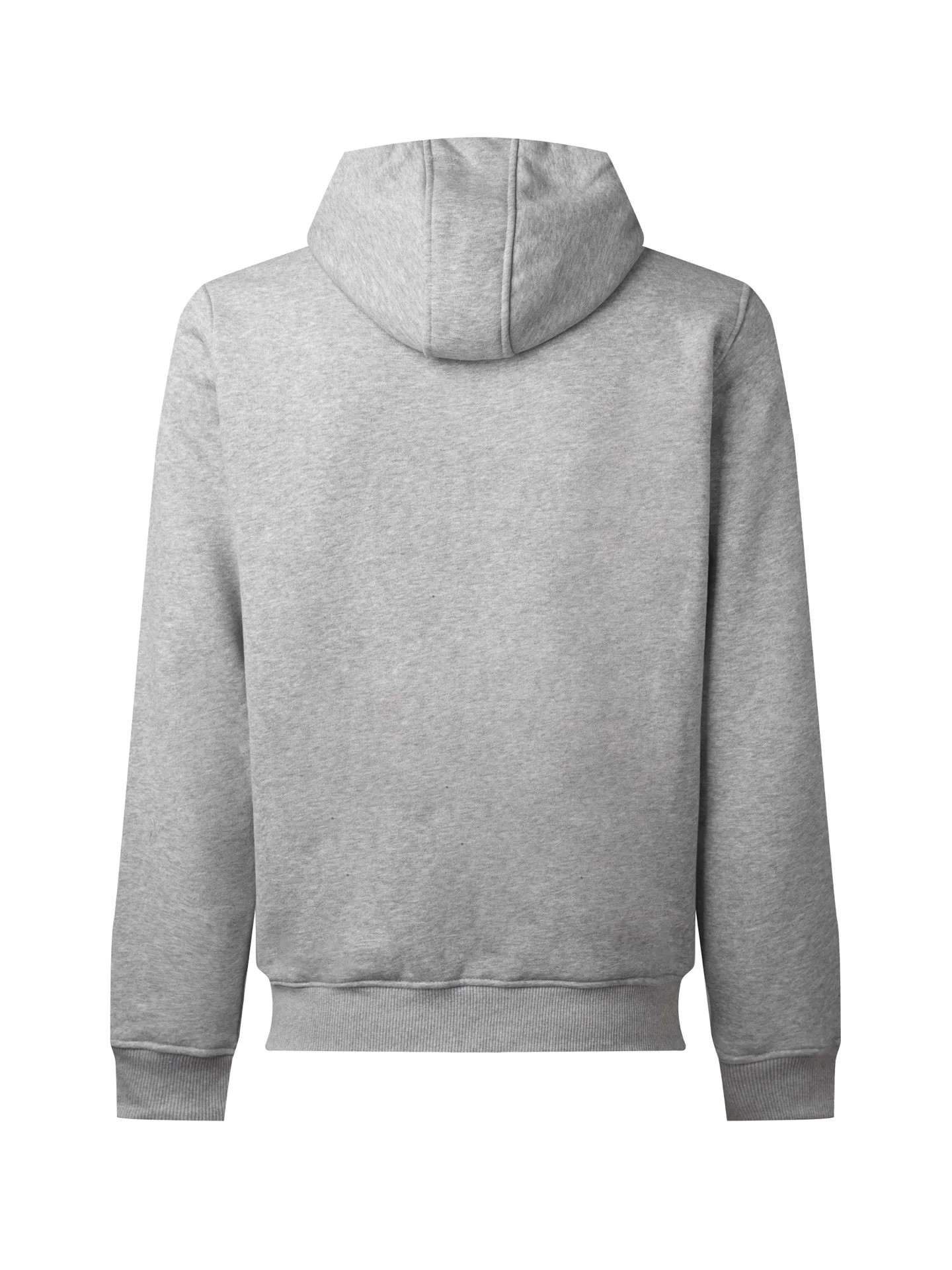 Check-Lined Embroidered Cotton-Blend Zip-Up Hoodie D17016040 — view 2