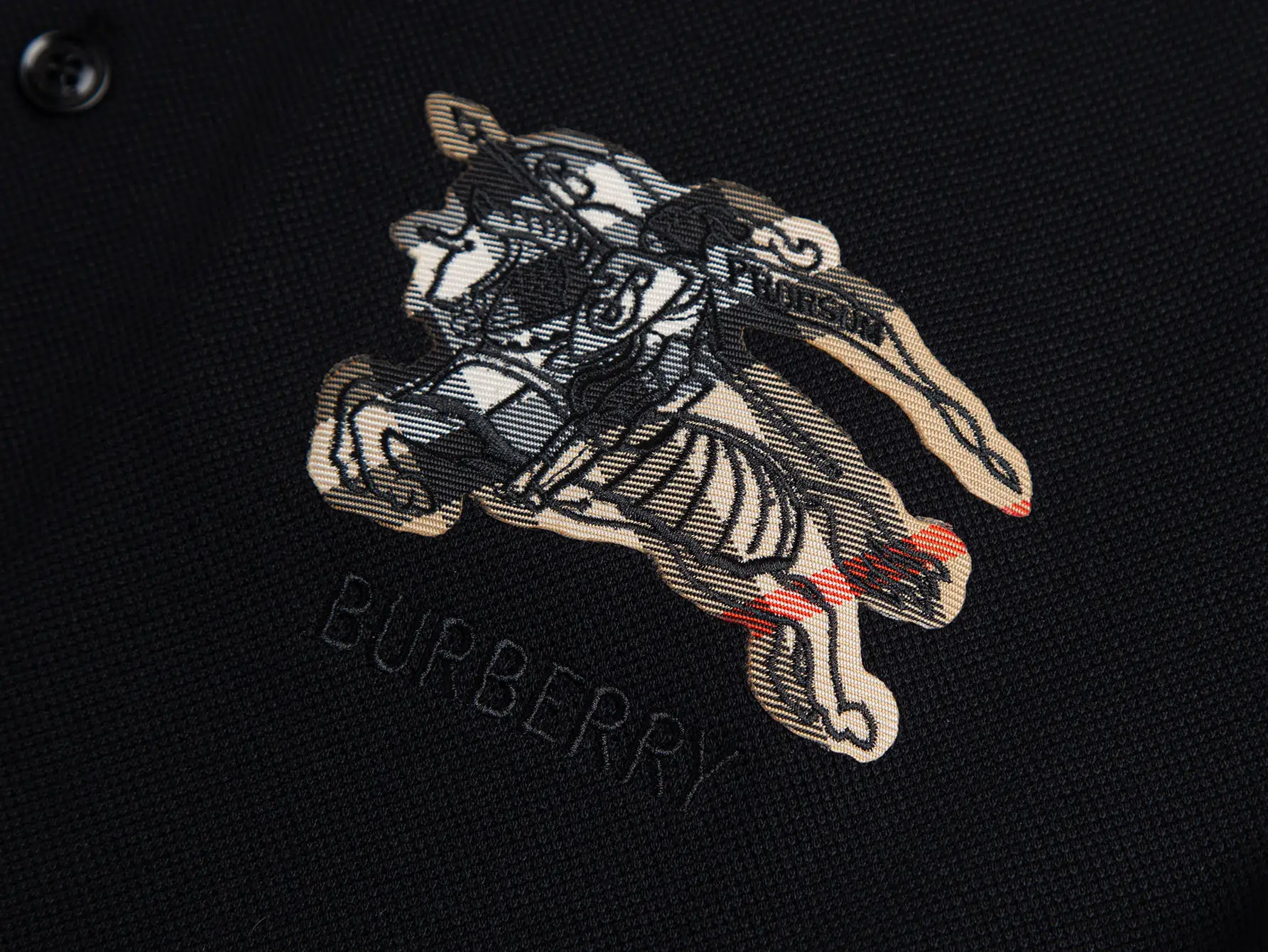 EKD Appliqué Cotton-Blend Piqué Polo Shirt D17015232 — view 3