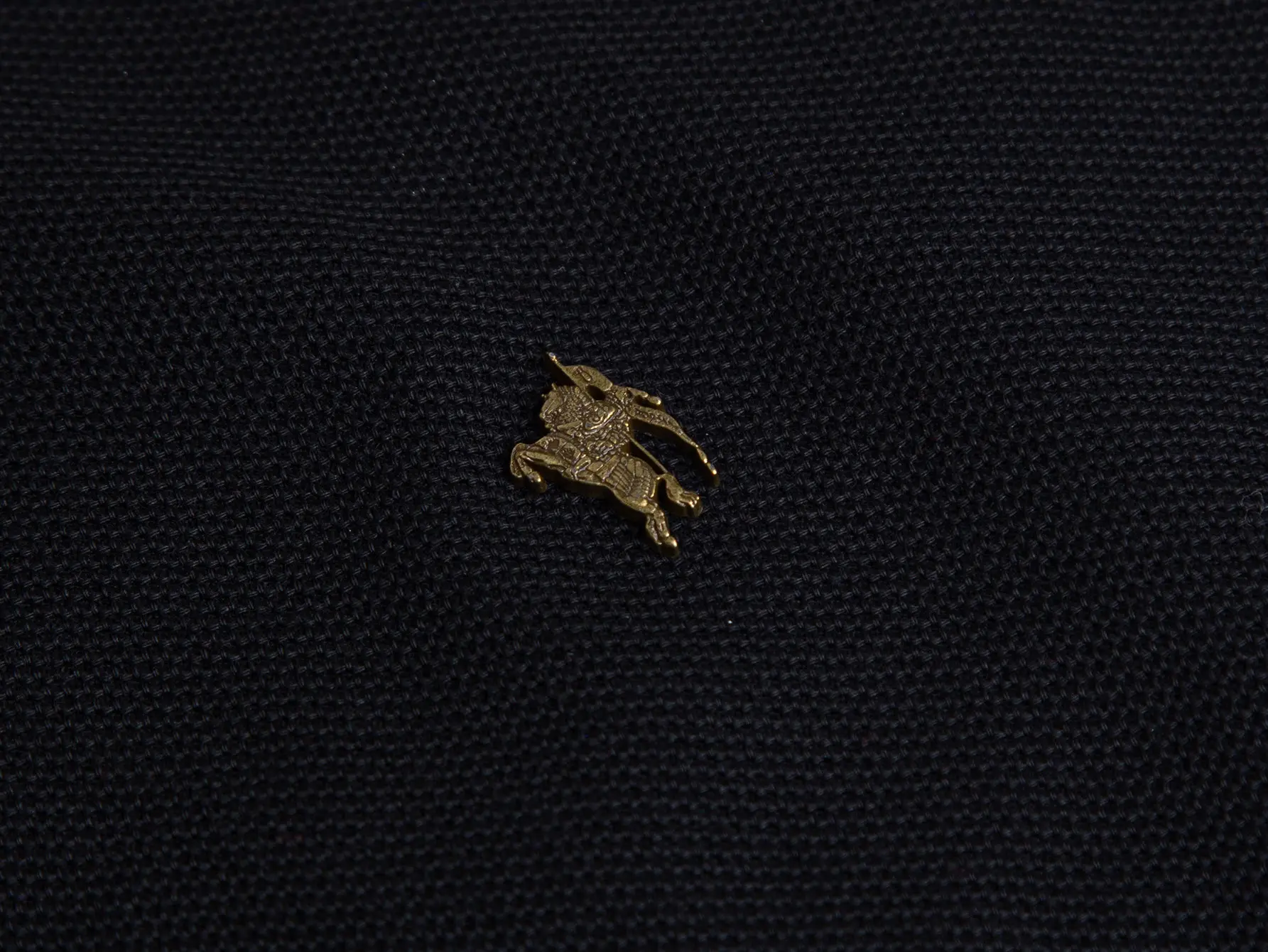 Embroidered Equestrian Knight Piqué Polo Shirt D17015234 — view 3