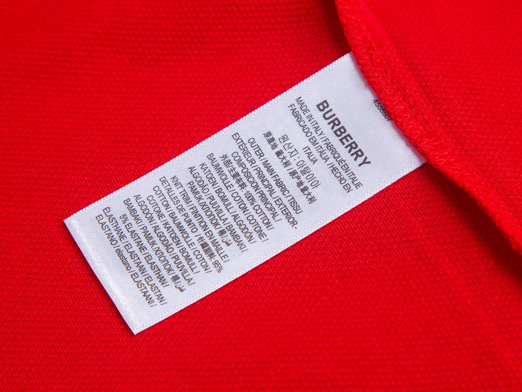Embroidered Logo Piqué Cotton Polo Shirt D17015233 — view 10