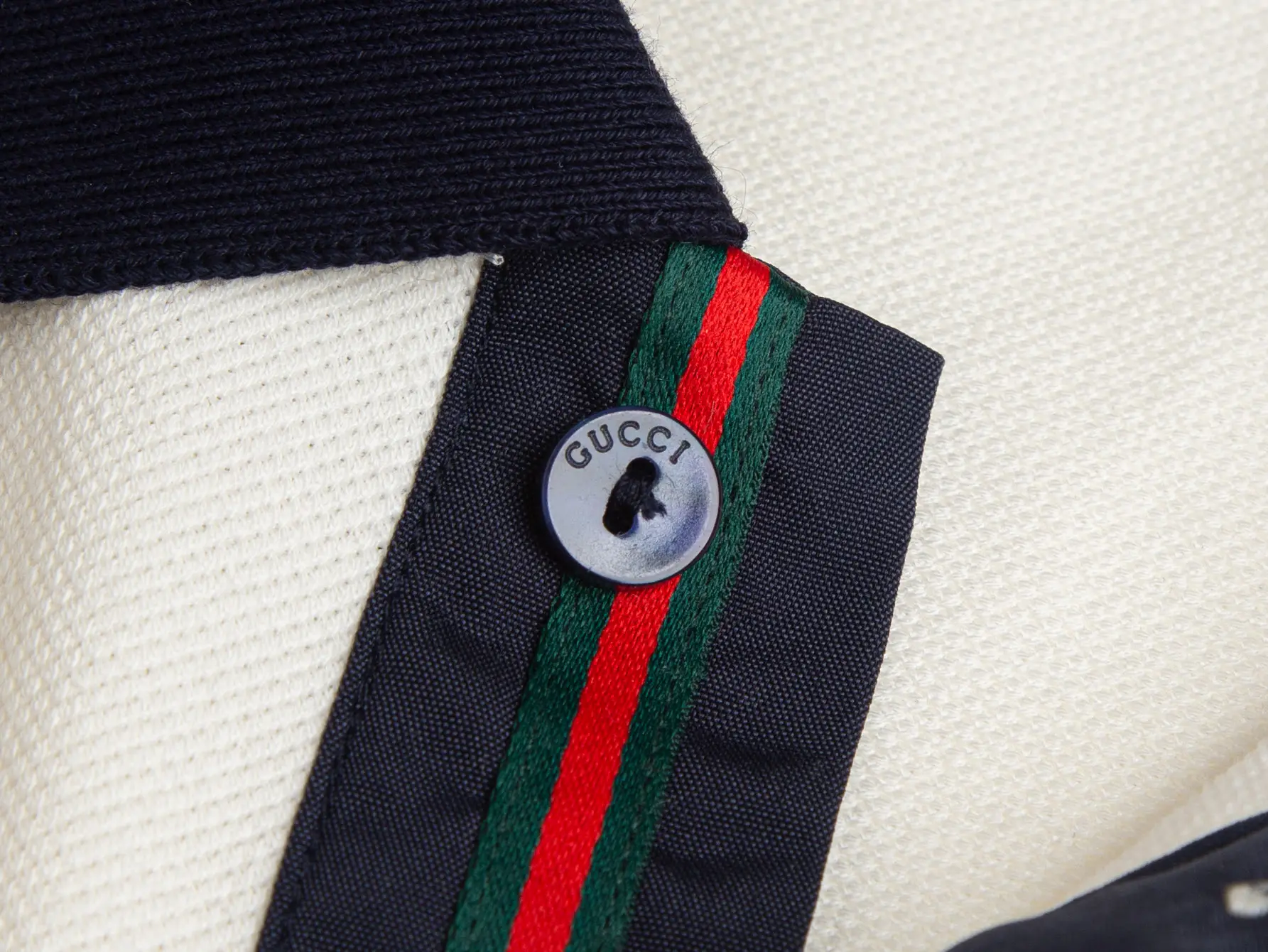Contrast-Collar Cotton-Blend Polo Shirt D17012700 — view 5
