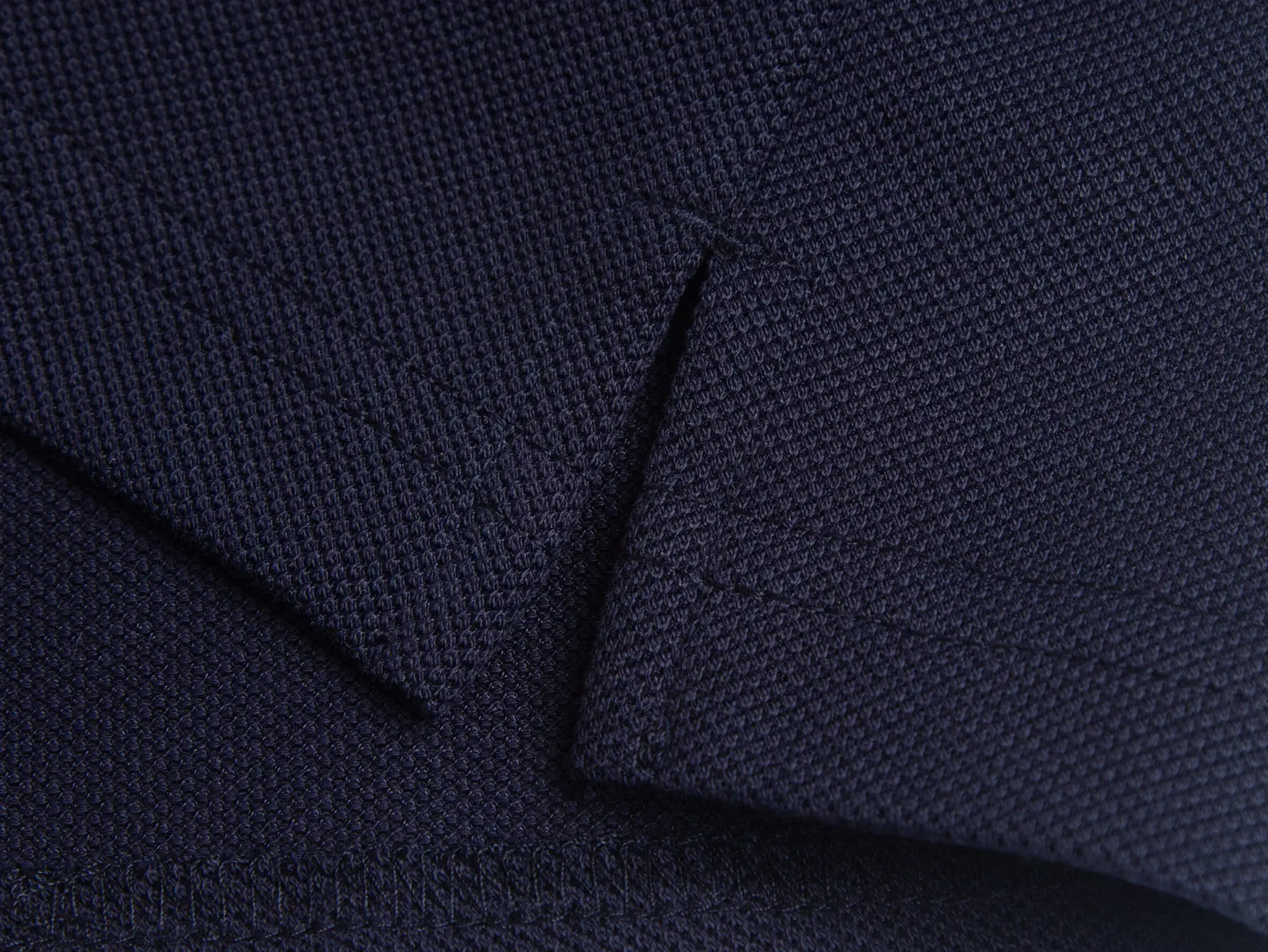 Contrast-Collar Cotton-Pique Polo Shirt D17012701 — view 11