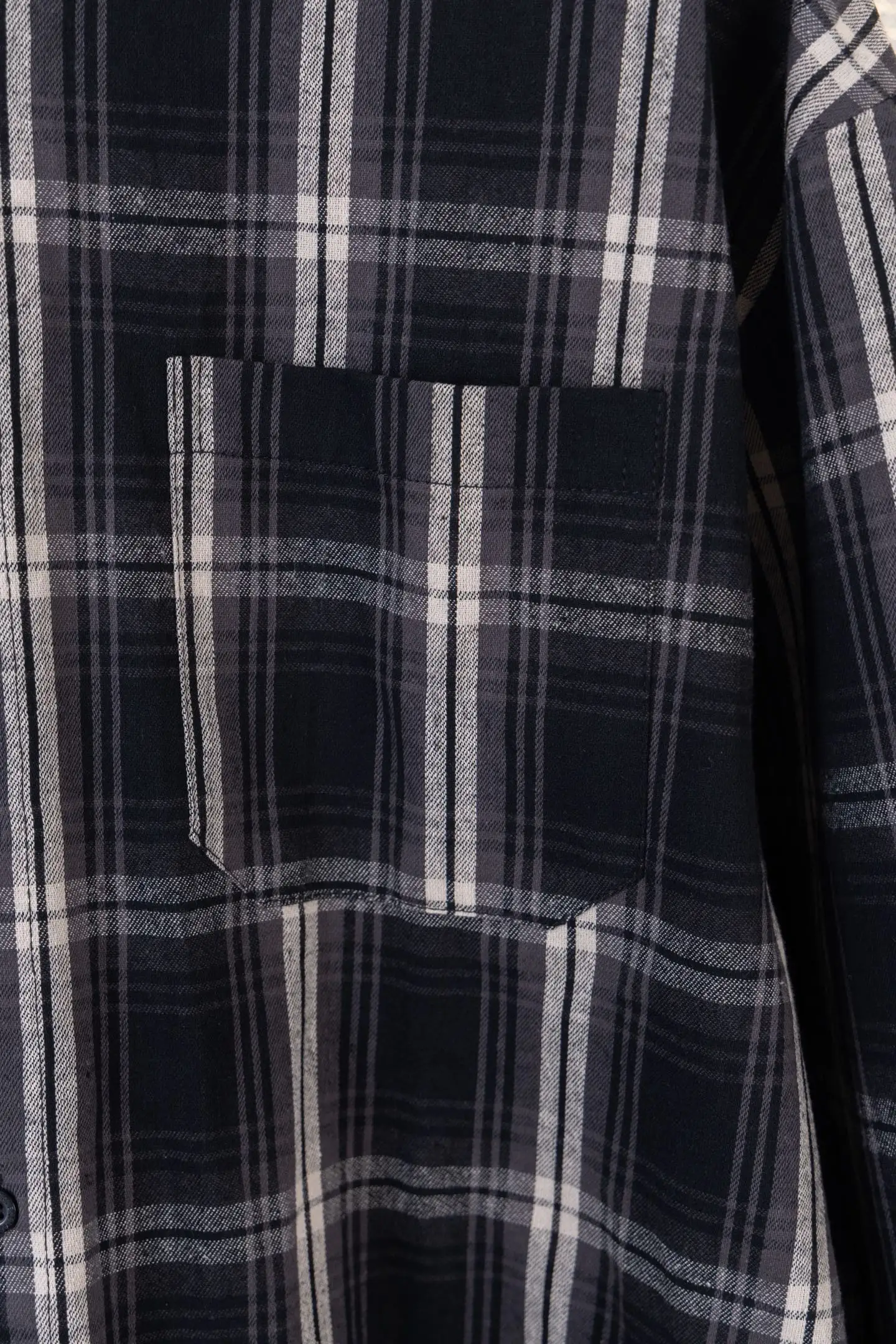 Oversized Checked Cotton Flannel Shirt D17512238 — view 7