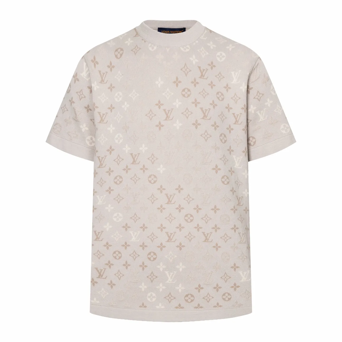 Monogram Jacquard Wool-Blend Knit T-Shirt D17515872