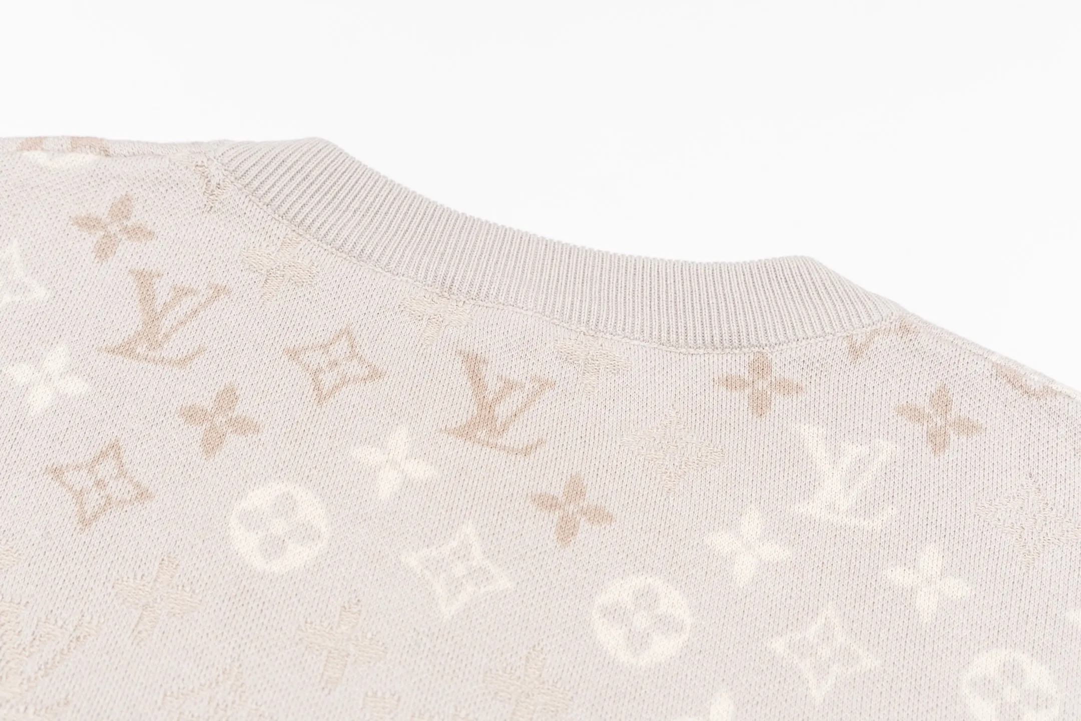 Monogram Jacquard Wool-Blend Knit T-Shirt D17515872 — view 4