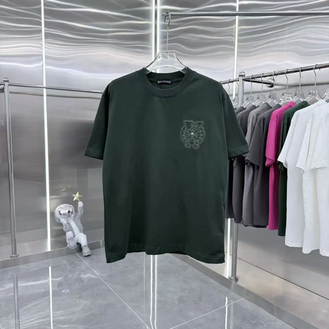Embellished Horseshoe Logo T-Shirt D17513898