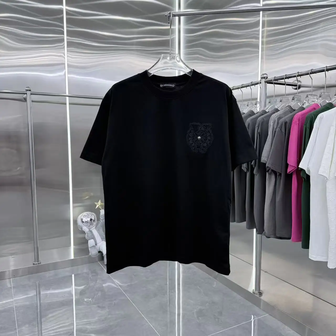 Horseshoe Logo Embellished T-Shirt D17513897