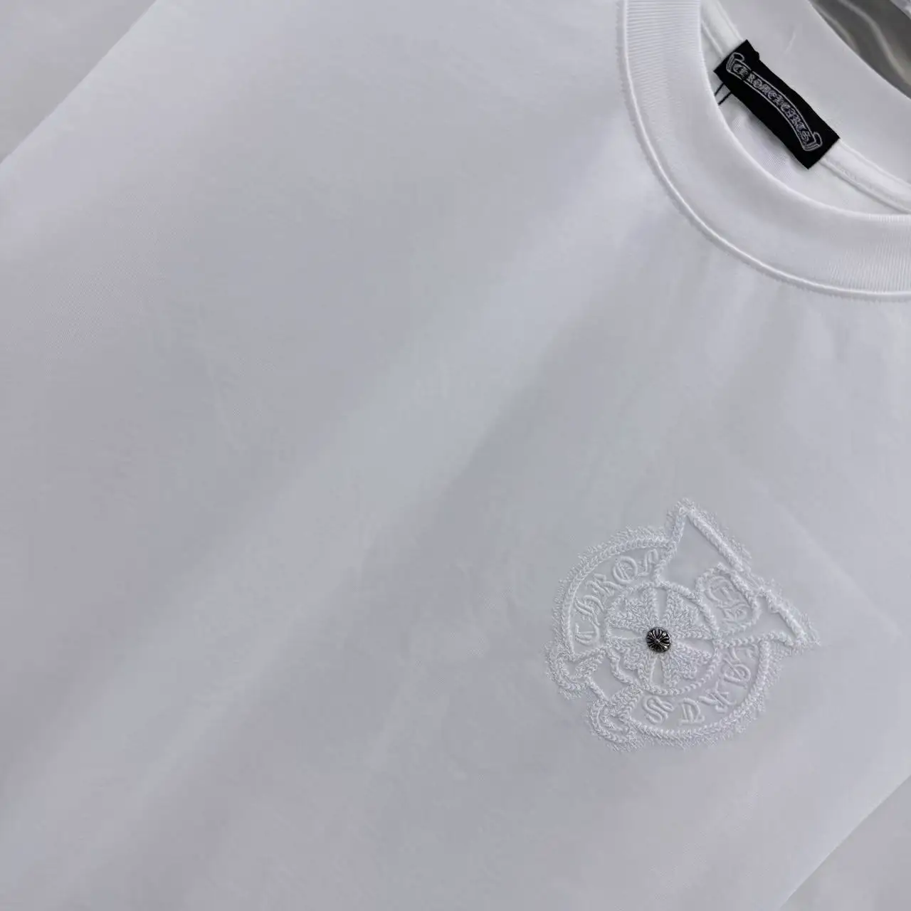 Embroidered Horseshoe Logo Cotton T-Shirt D17513899 — view 5