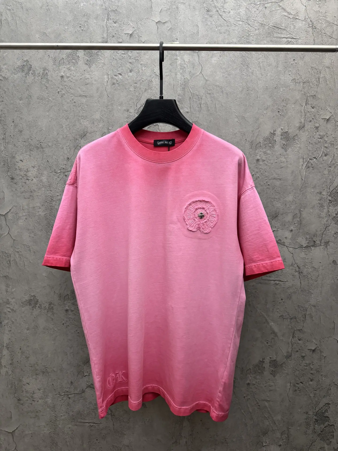 Embroidered Washed Cotton T-Shirt D17513964