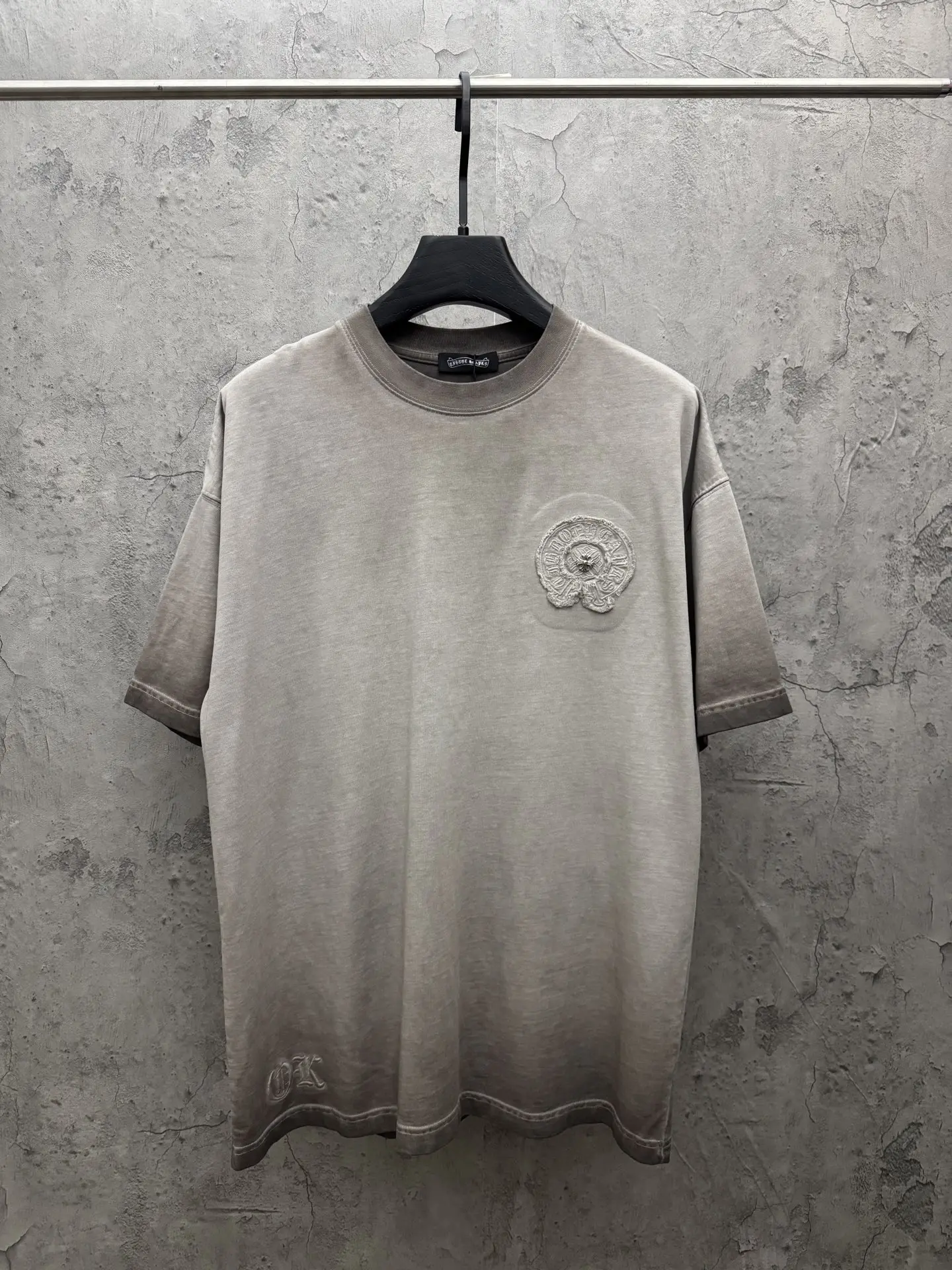 Embroidered Washed Cotton T-Shirt D17513959