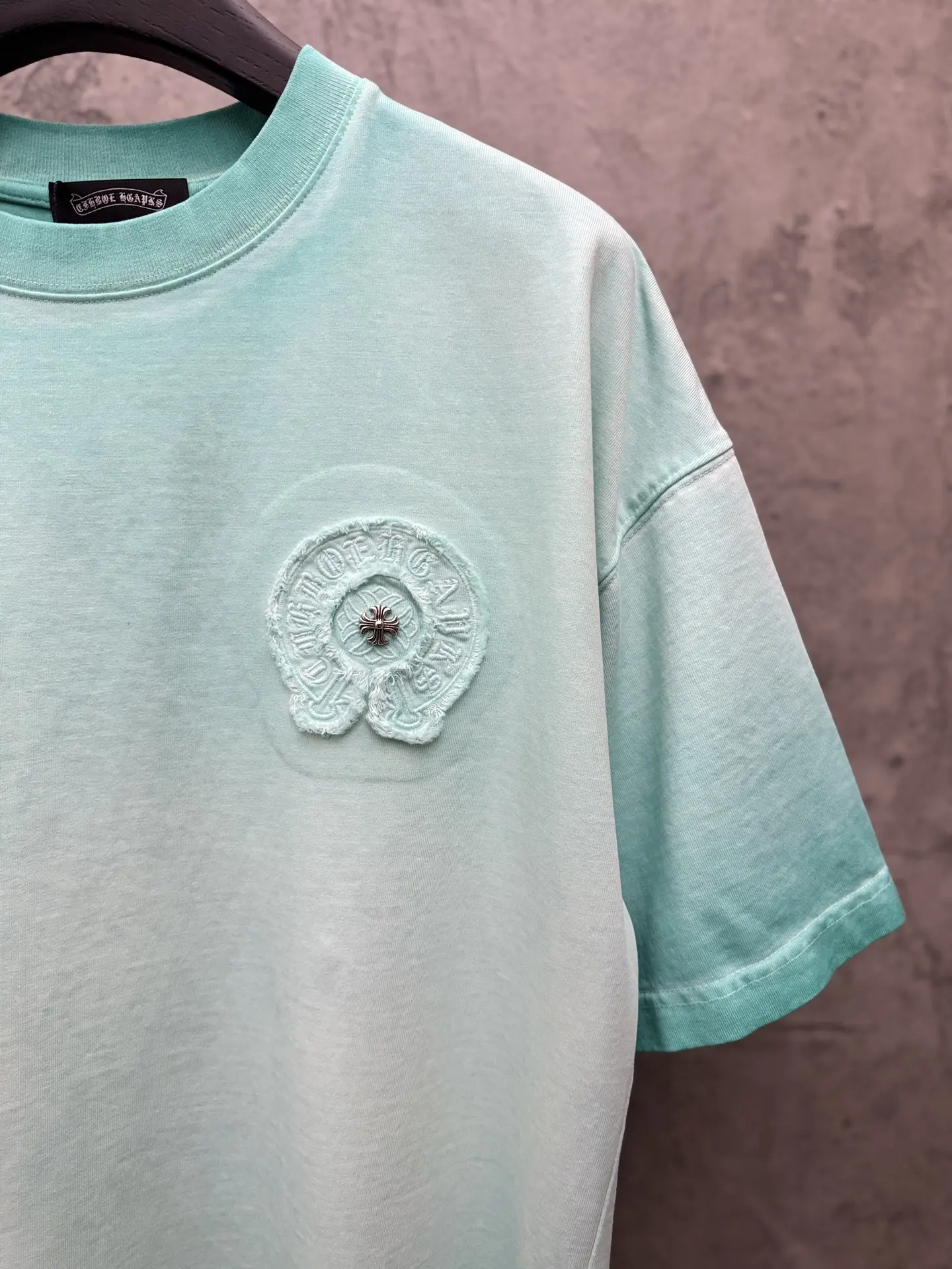 Embroidered Washed Cotton T-Shirt D17513962 — view 5