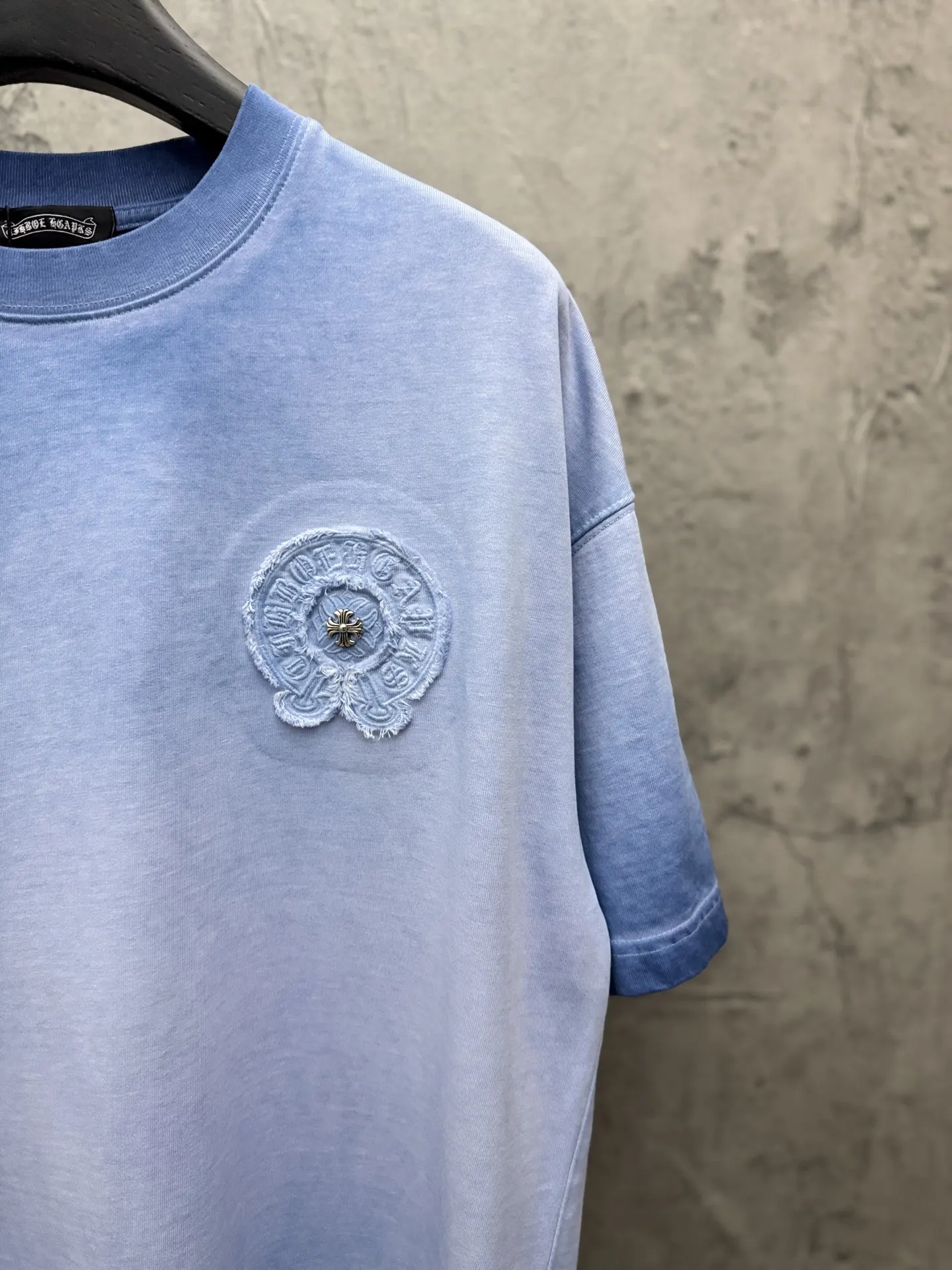 Chrome Hearts Acid-Wash Embroidered T-Shirt D17513960 — view 5
