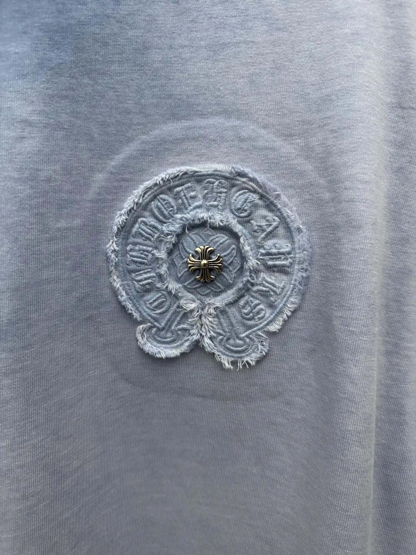 Chrome Hearts Acid-Wash Embroidered T-Shirt D17513960 — view 6