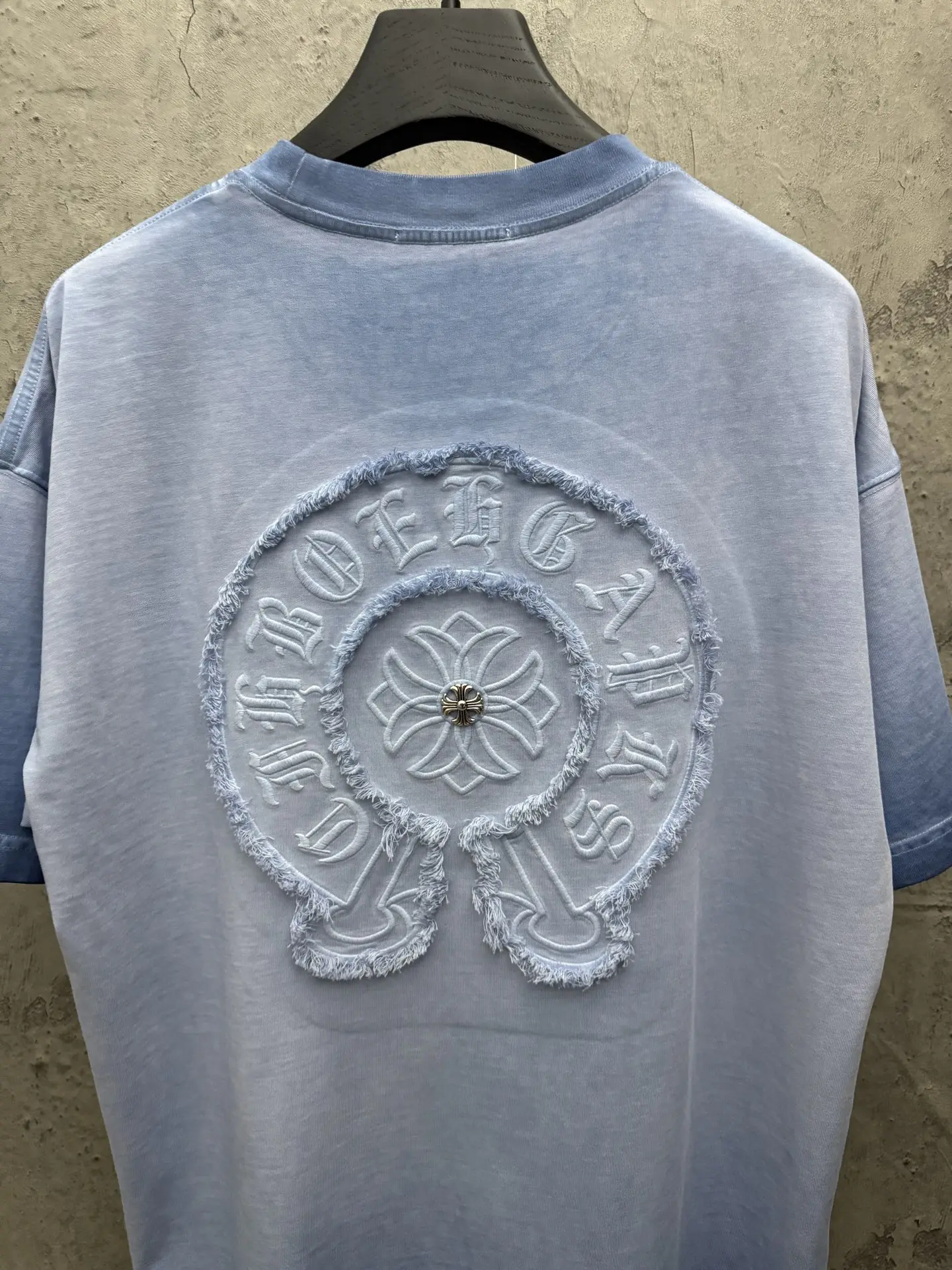 Chrome Hearts Acid-Wash Embroidered T-Shirt D17513960 — view 7