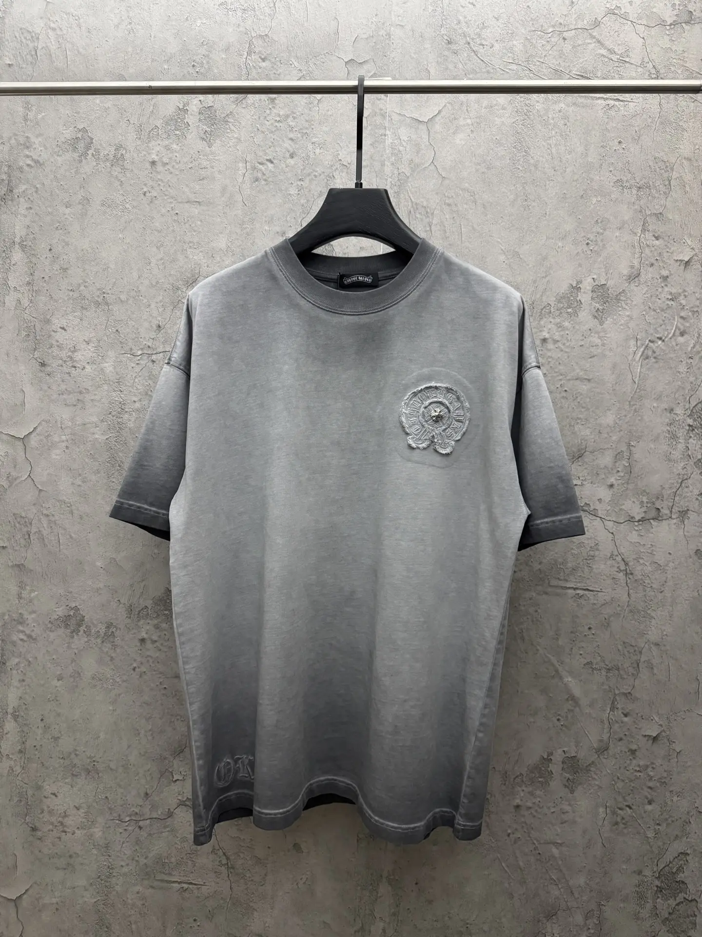 Embroidered Washed Cotton T-Shirt D17513961