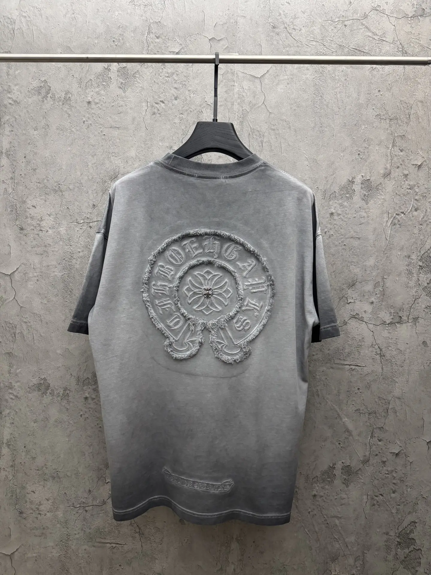 Embroidered Washed Cotton T-Shirt D17513961 — view 2