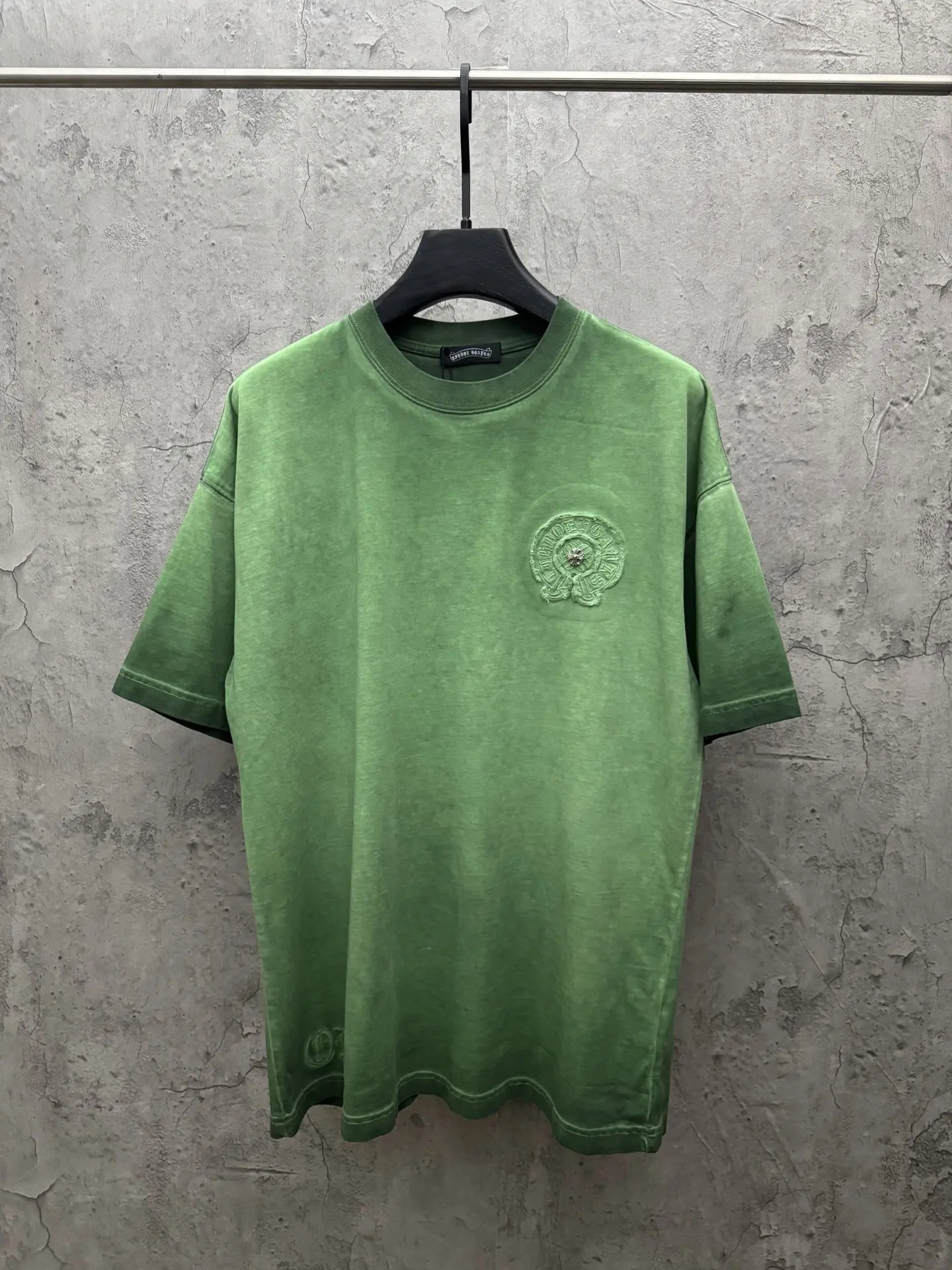 Embroidered Washed Cotton T-Shirt D17513963