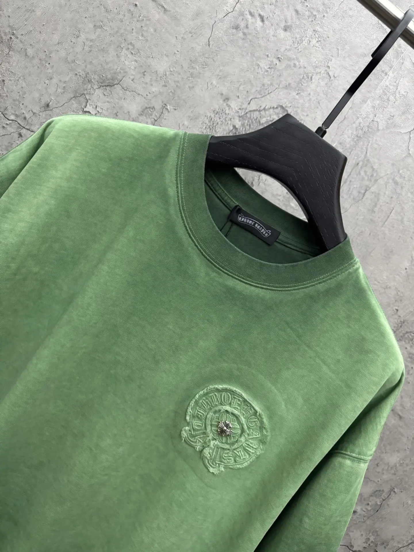 Embroidered Washed Cotton T-Shirt D17513963 — view 3