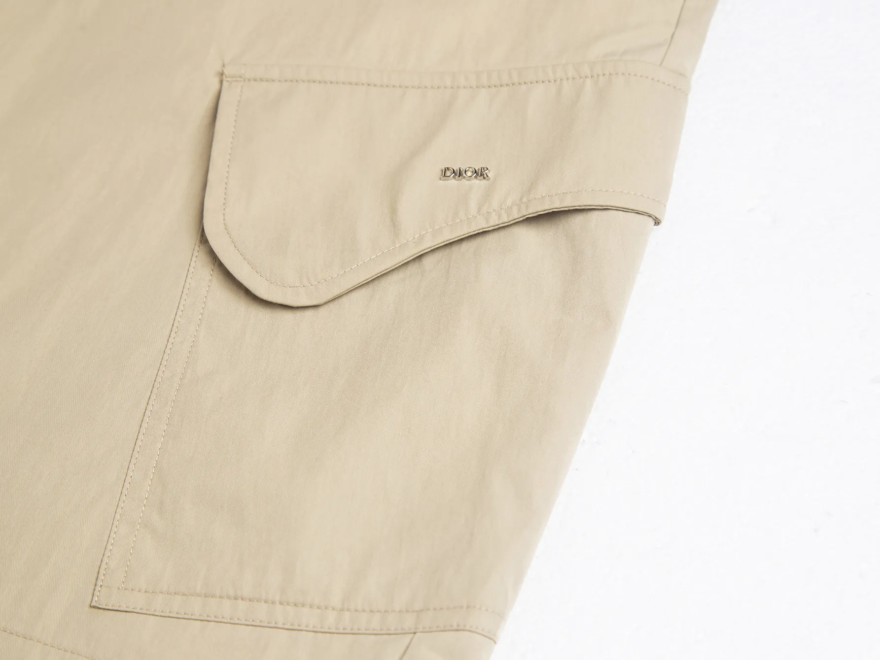 Logo-Appliqué Cotton-Blend Cargo Shorts D17515881 — view 4