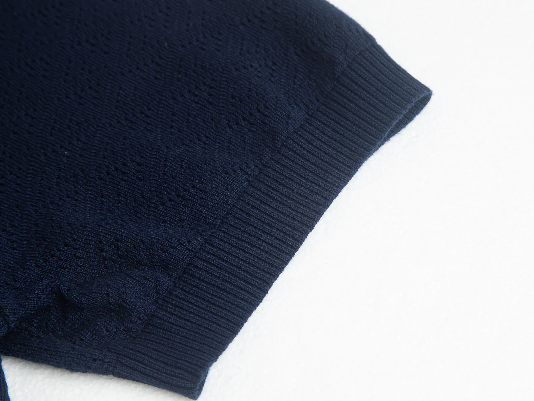 Logo-Jacquard Wool-Blend Polo Shirt D17515793 — view 8