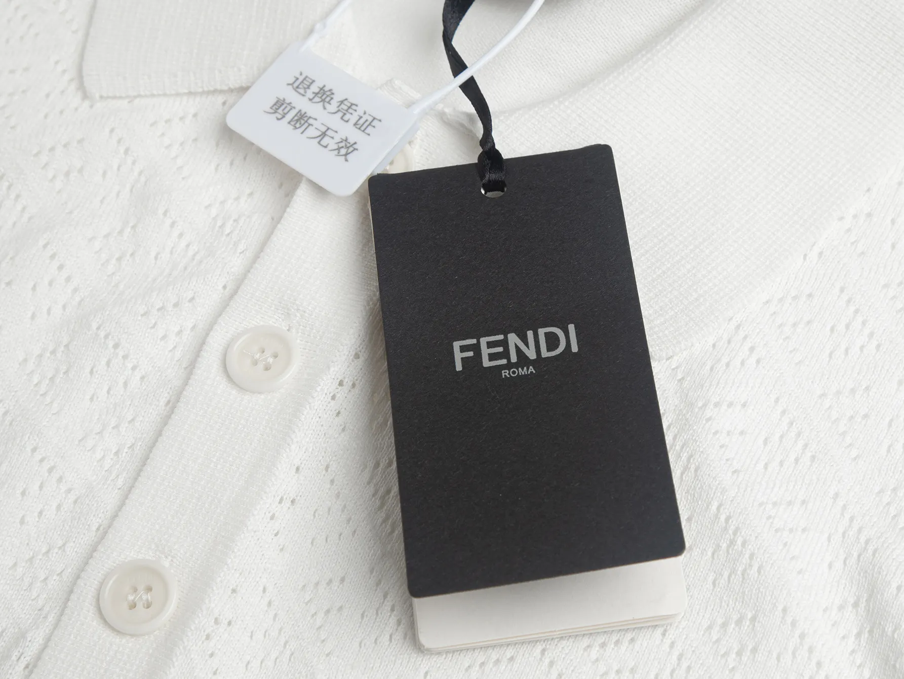 Logo-Jacquard Wool-Blend Knit Polo Shirt D17515794 — view 7