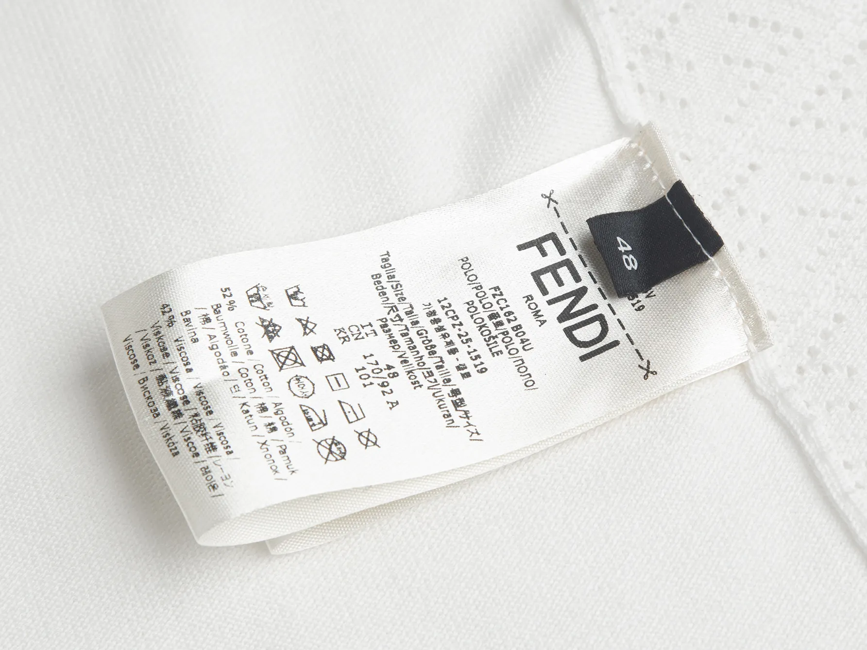 Logo-Jacquard Wool-Blend Knit Polo Shirt D17515794 — view 10