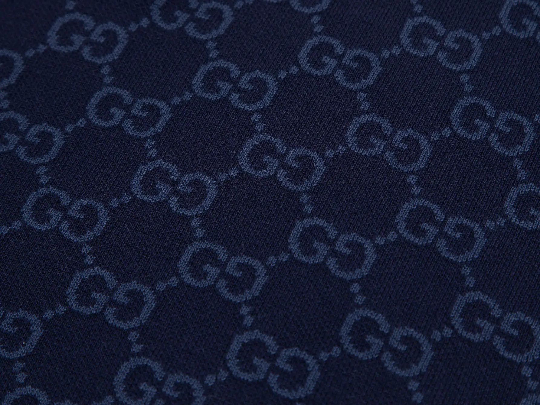 GG Monogram Jacquard Wool-Blend Polo Shirt D17515763 — view 7