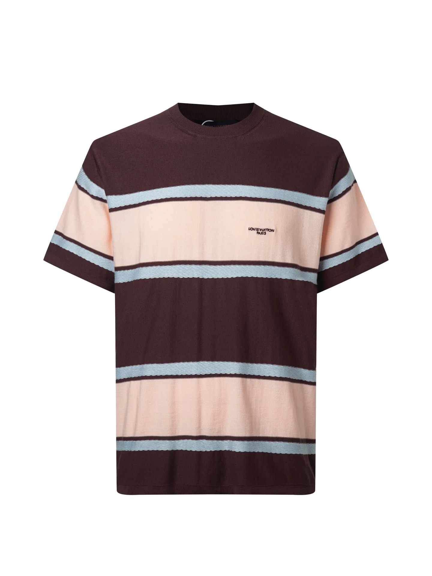 Striped Wool-Blend Knit T-Shirt D17515792