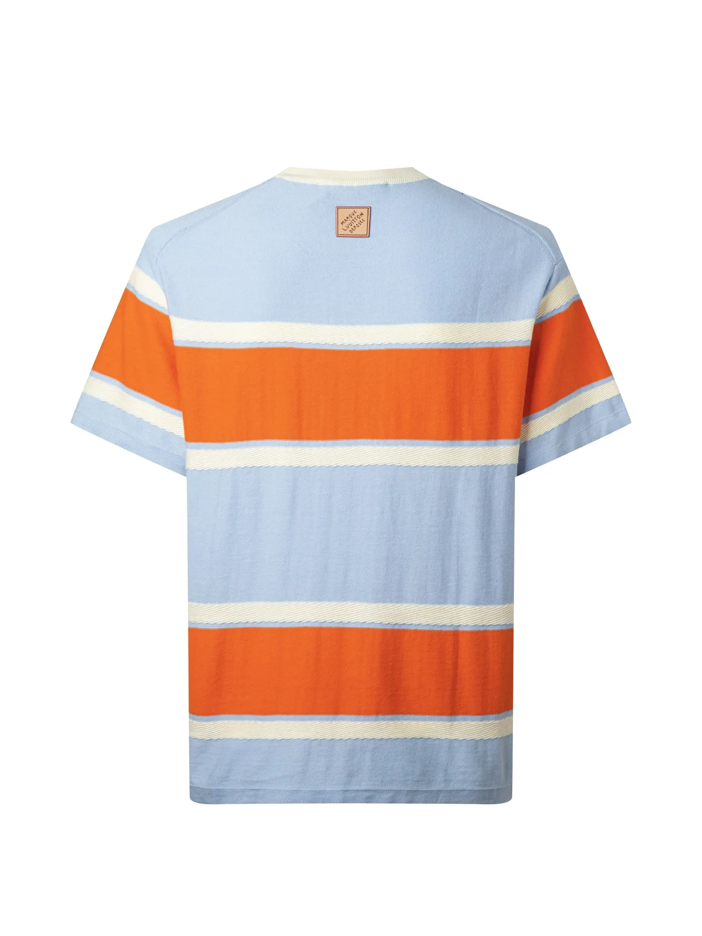 Striped Wool-Blend Knit T-Shirt D17515791 — view 2