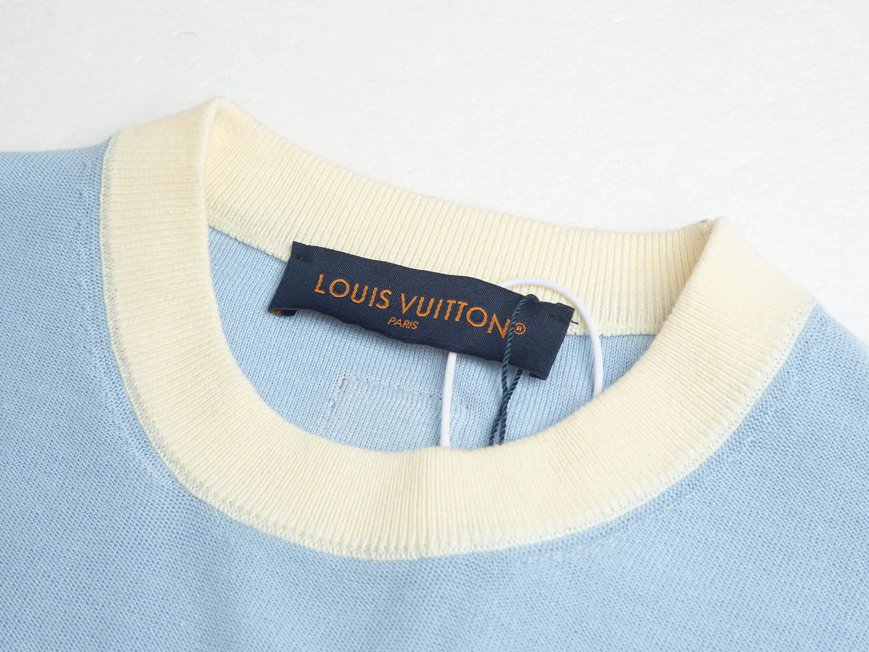 Striped Wool-Blend Knit T-Shirt D17515791 — view 4