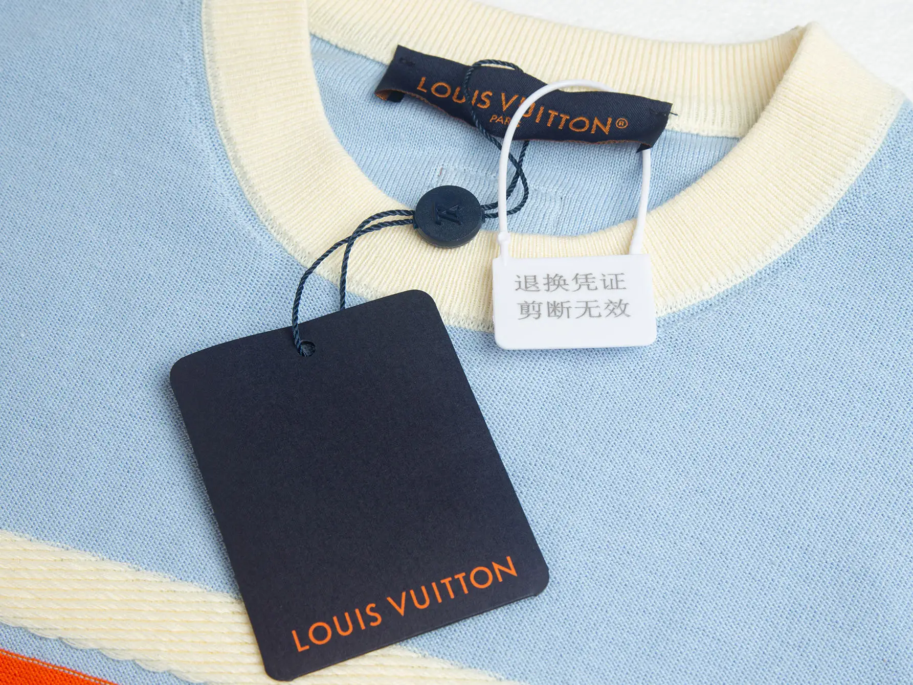 Striped Wool-Blend Knit T-Shirt D17515791 — view 7