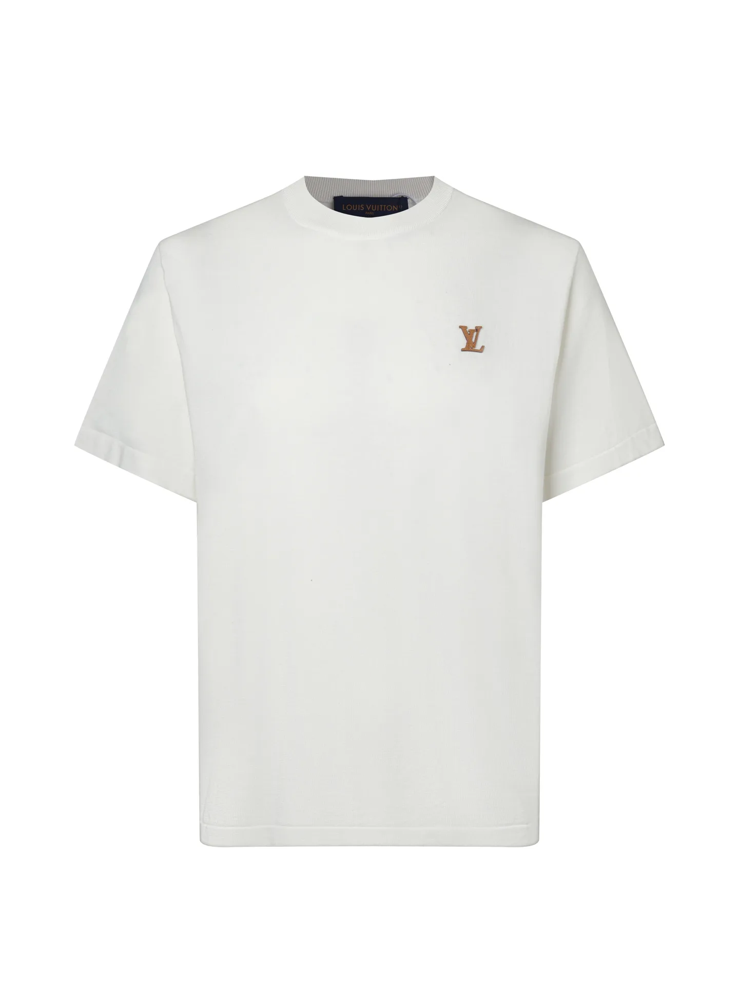 Logo-Embroidered Wool-Blend Knit T-Shirt D17511055