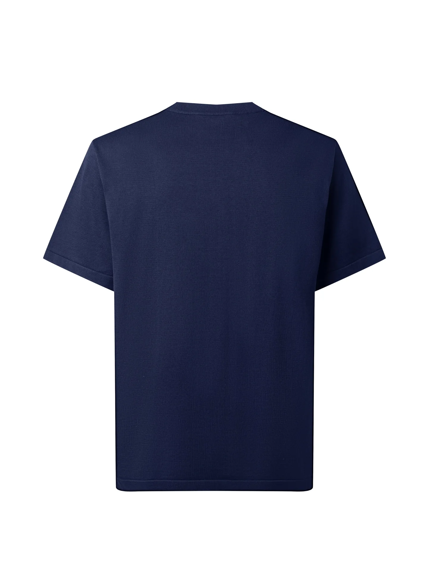 Embroidered Logo Wool-Blend Knit T-Shirt D17511054 — view 2