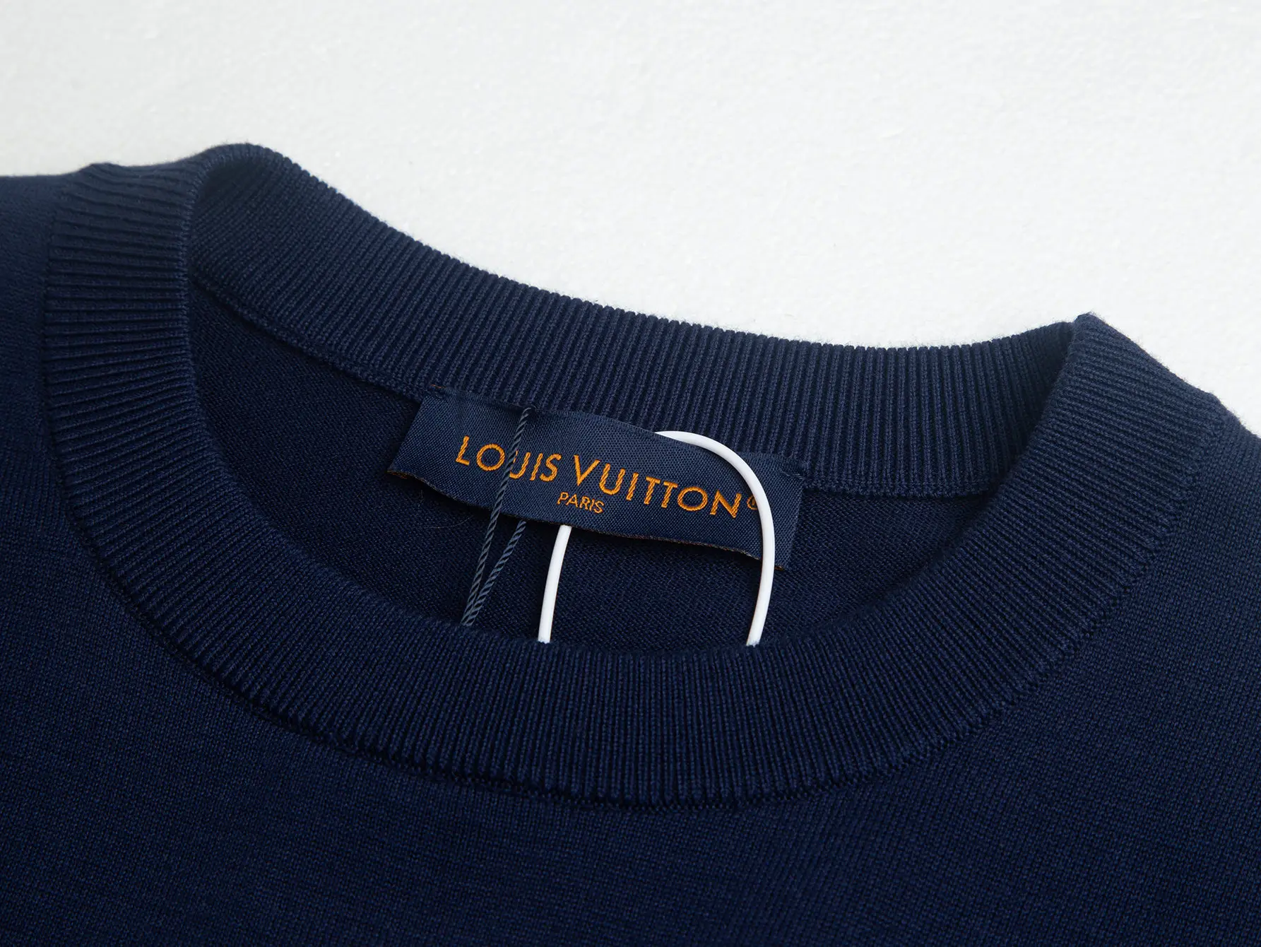 Embroidered Logo Wool-Blend Knit T-Shirt D17511054 — view 4