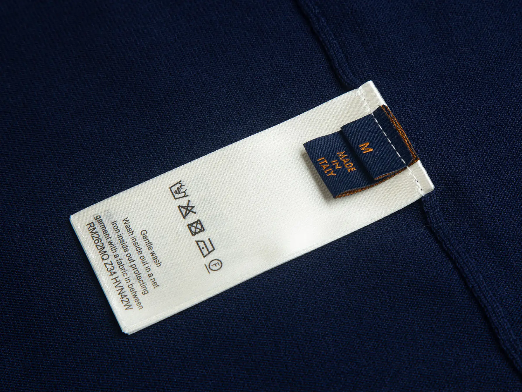 Embroidered Logo Wool-Blend Knit T-Shirt D17511054 — view 8