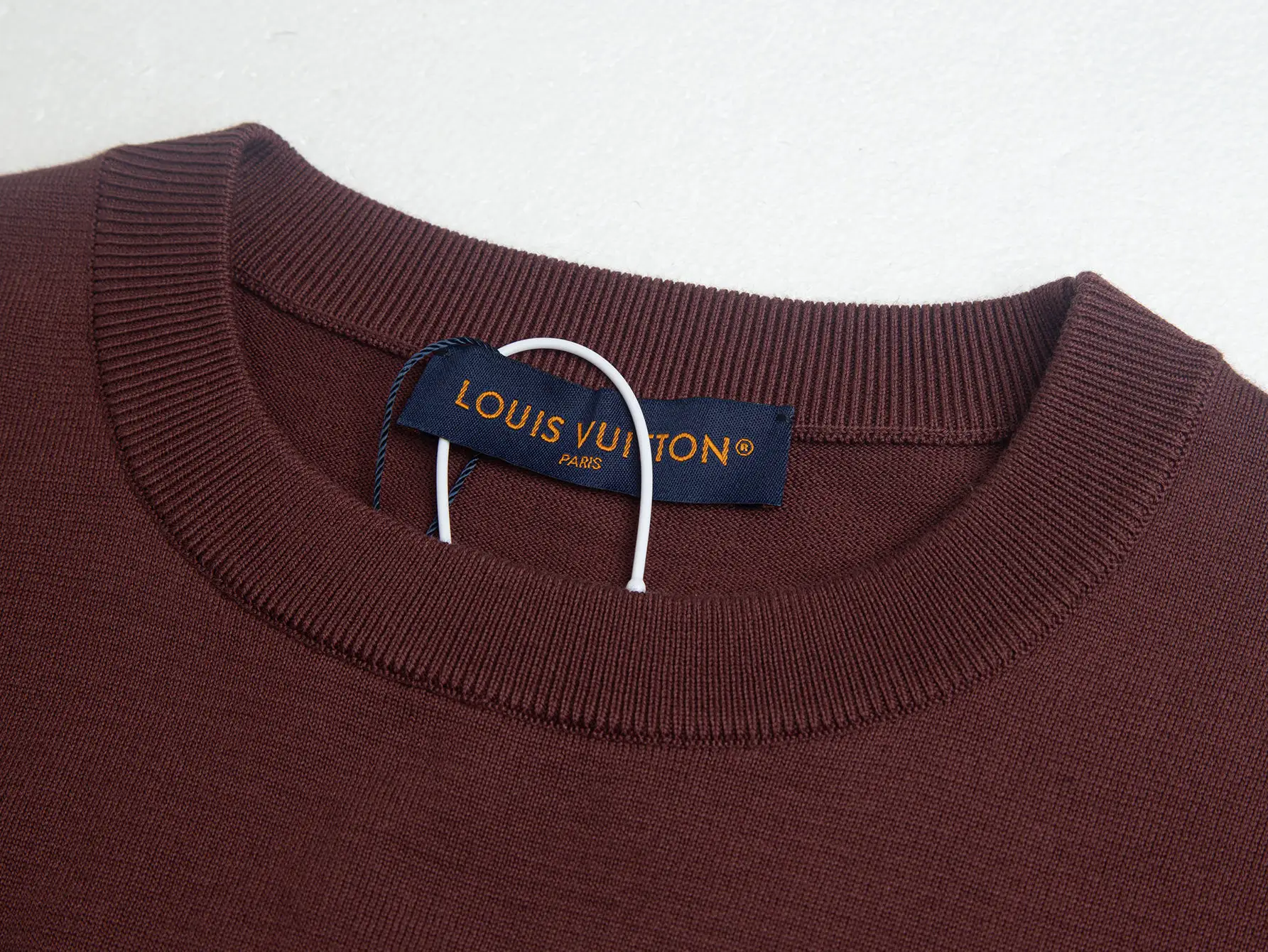 Logo-Embroidered Wool-Blend Knit T-Shirt D17511053 — view 5