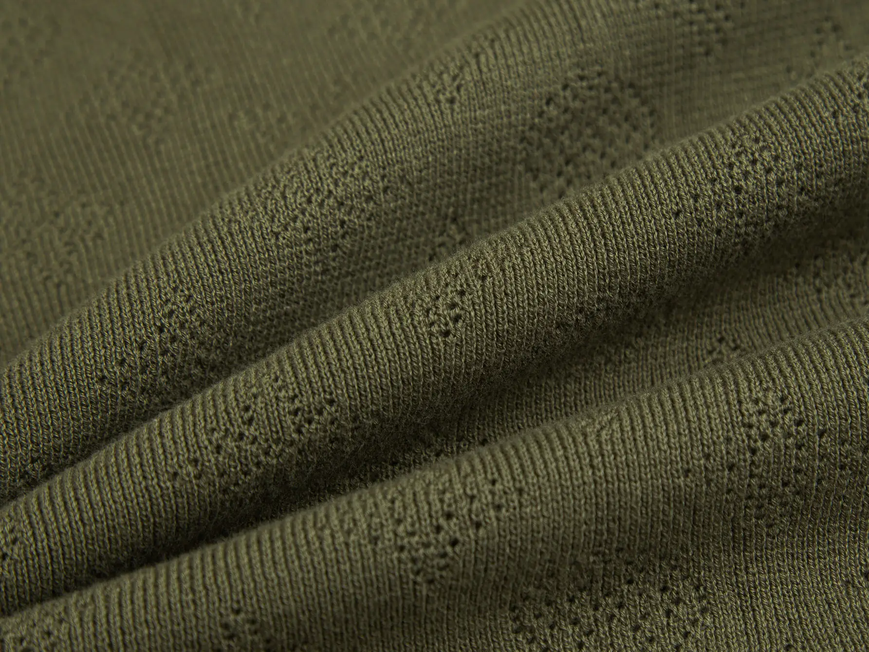 Monogram Perforated Wool-Blend Polo Shirt D17515760 — view 9