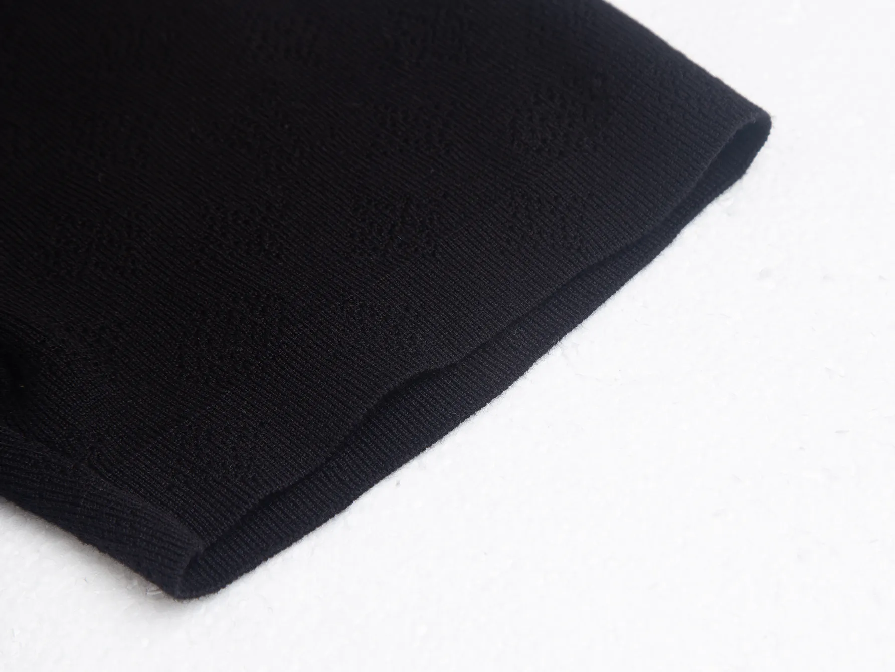 Monogram Open-Knit Wool-Blend Polo Shirt D17515762 — view 8