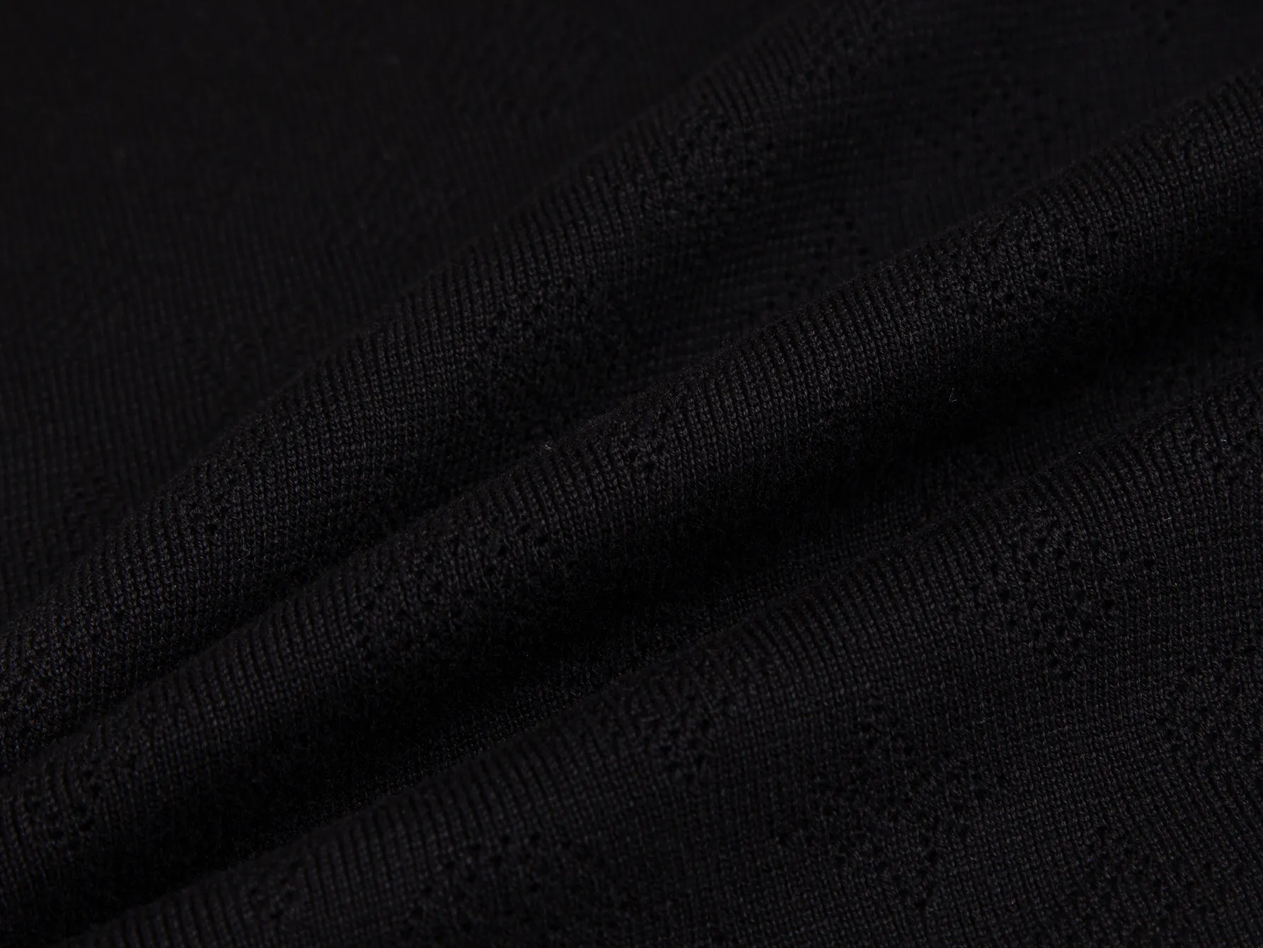 Monogram Open-Knit Wool-Blend Polo Shirt D17515762 — view 11