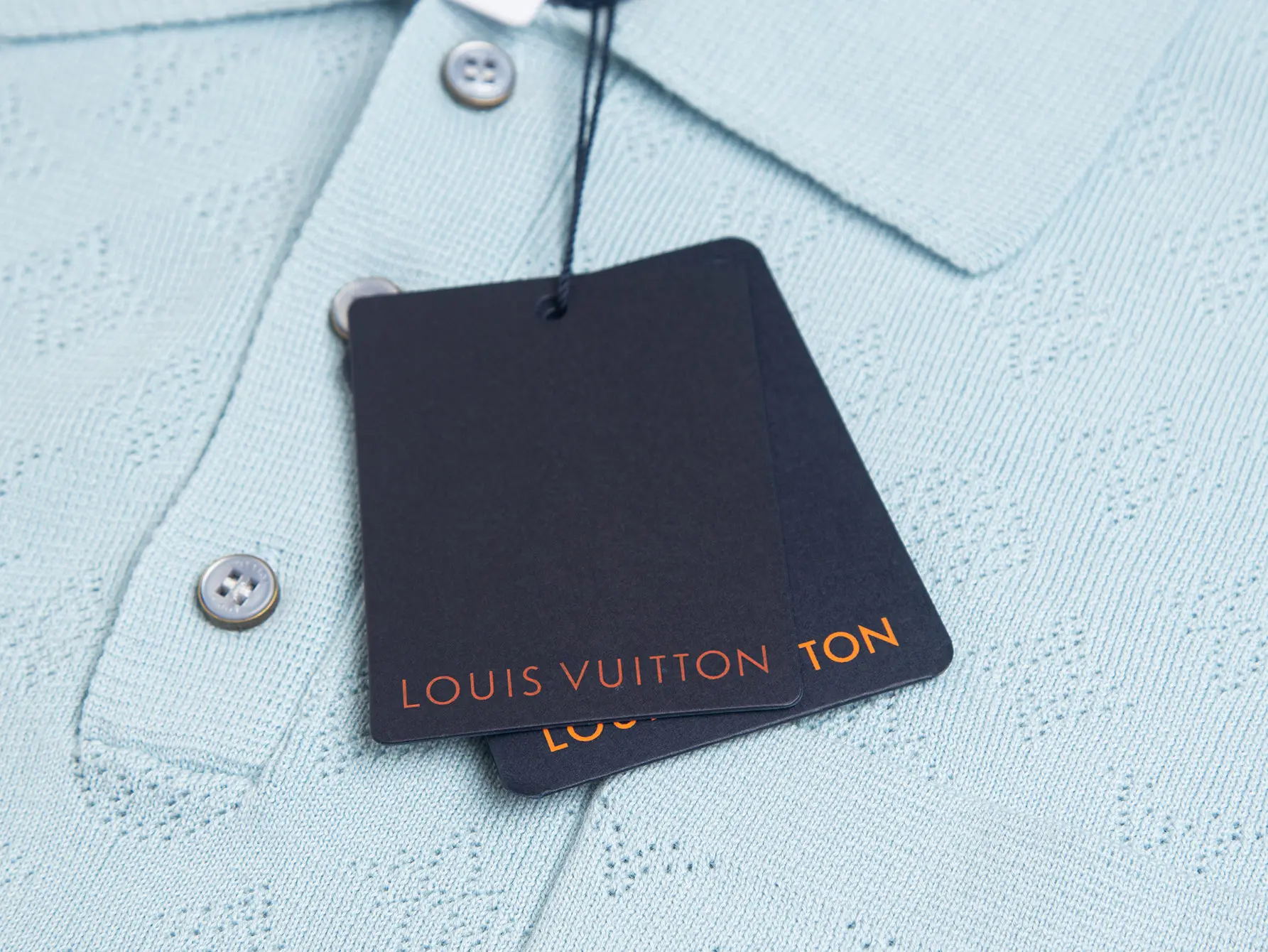 Monogram Perforated Wool-Blend Polo Shirt D17515761 — view 7