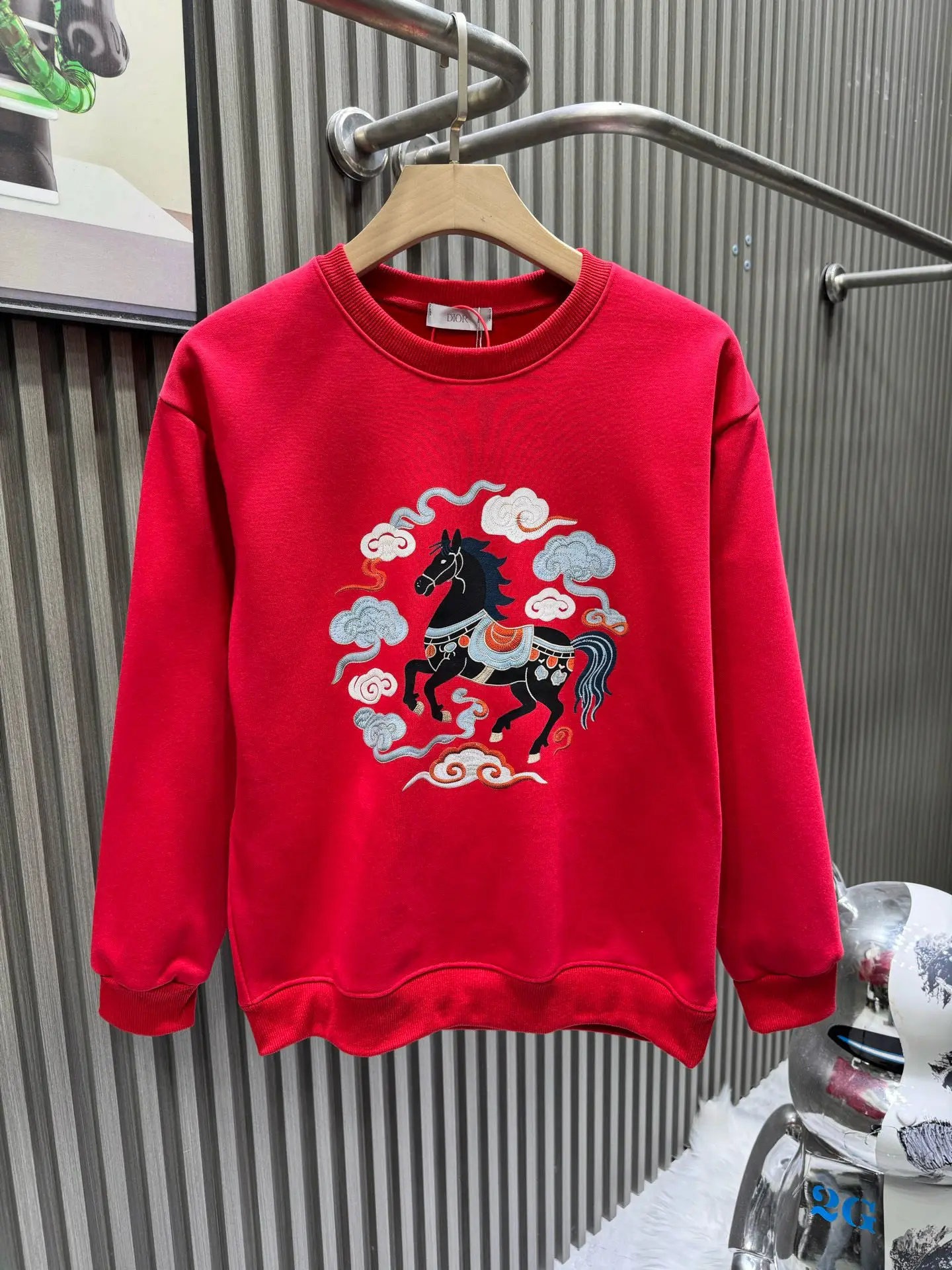 Embroidered Lunar New Year Sweatshirt D17514129