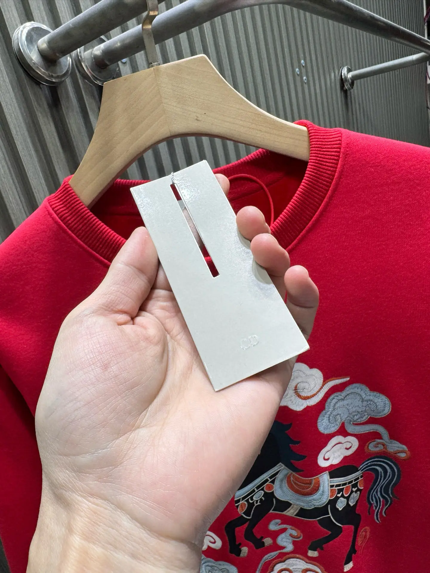 Embroidered Lunar New Year Sweatshirt D17514129 — view 5