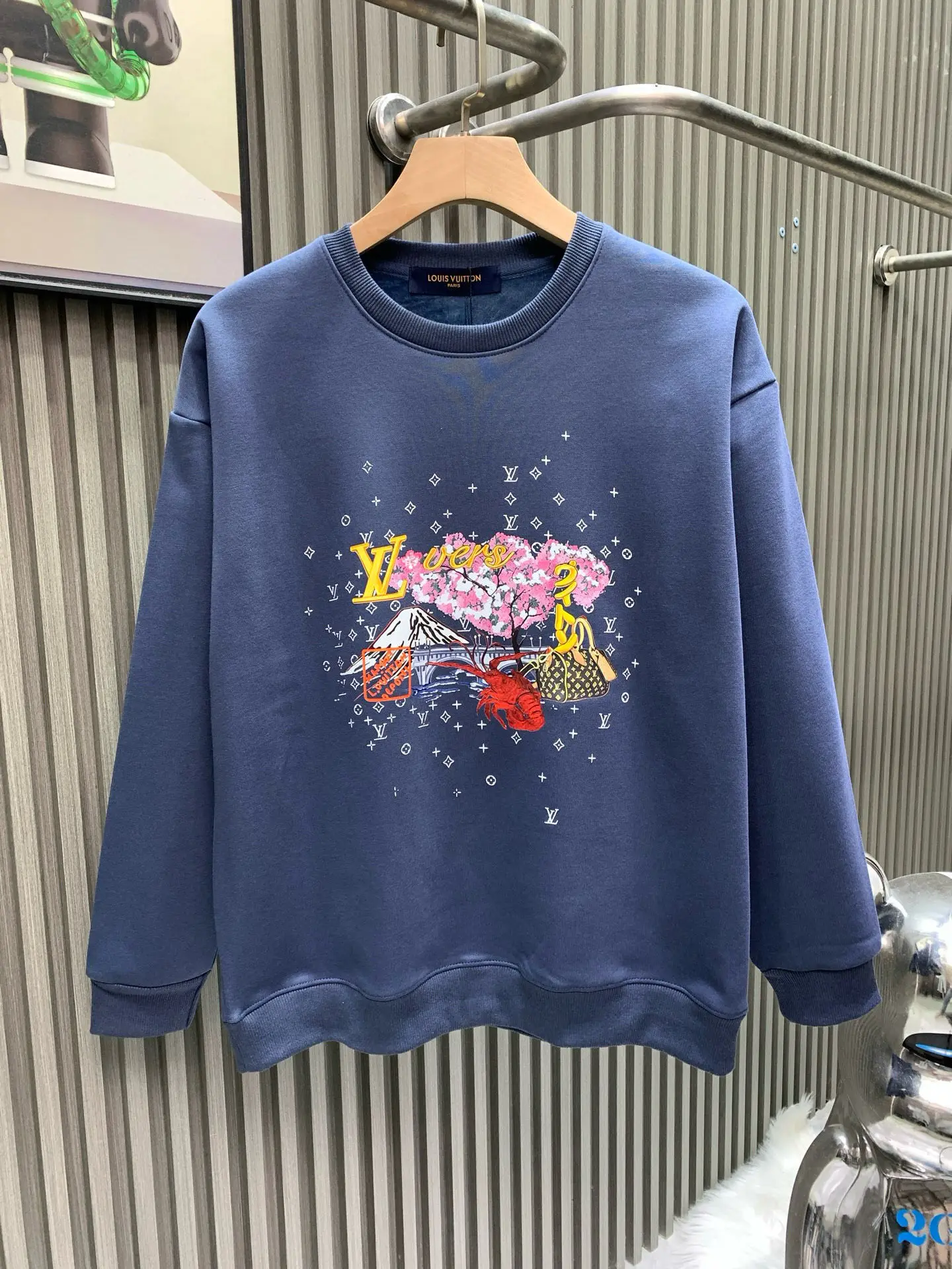 Graphic Print Cotton-Jersey Sweatshirt D17514130