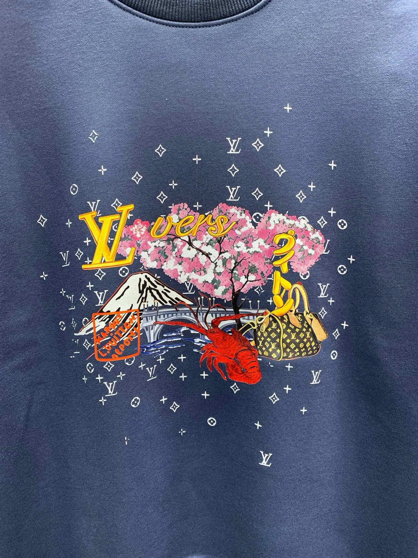 Graphic Print Cotton-Jersey Sweatshirt D17514130 — view 6